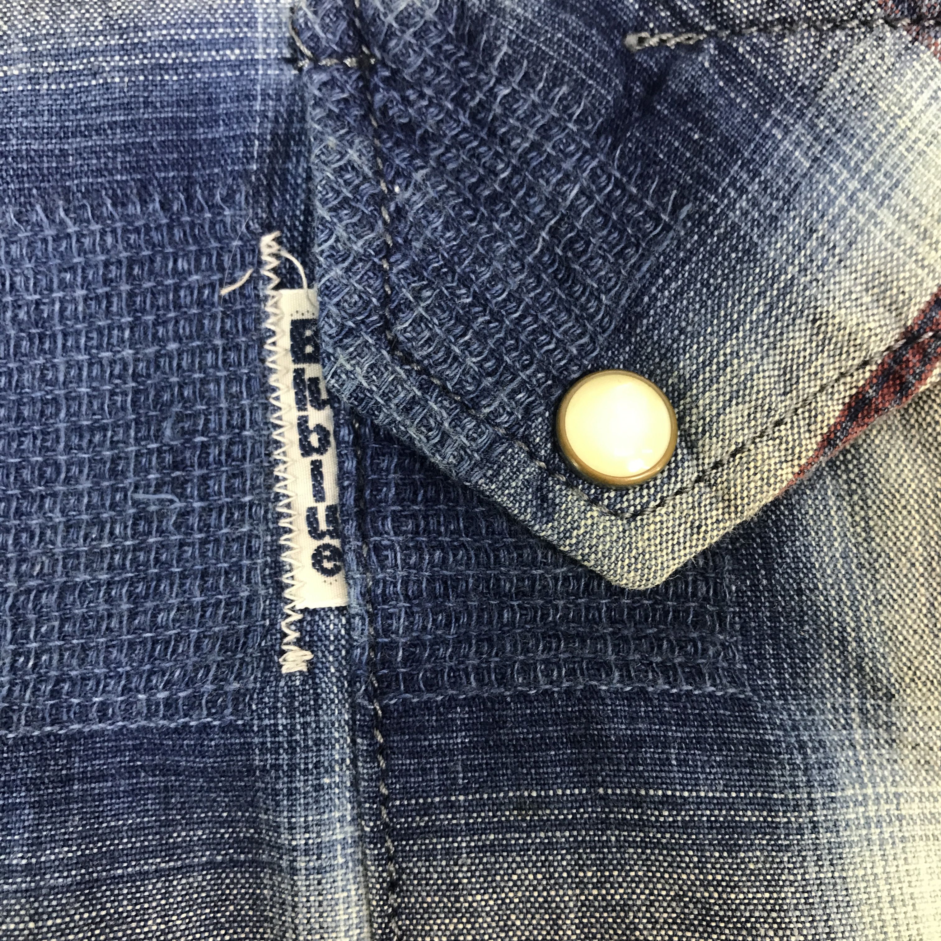Blue Blue Japan blue blue Japan Worker Button Up Shirt Size US M / EU 48-50 / 2 - 11 Thumbnail