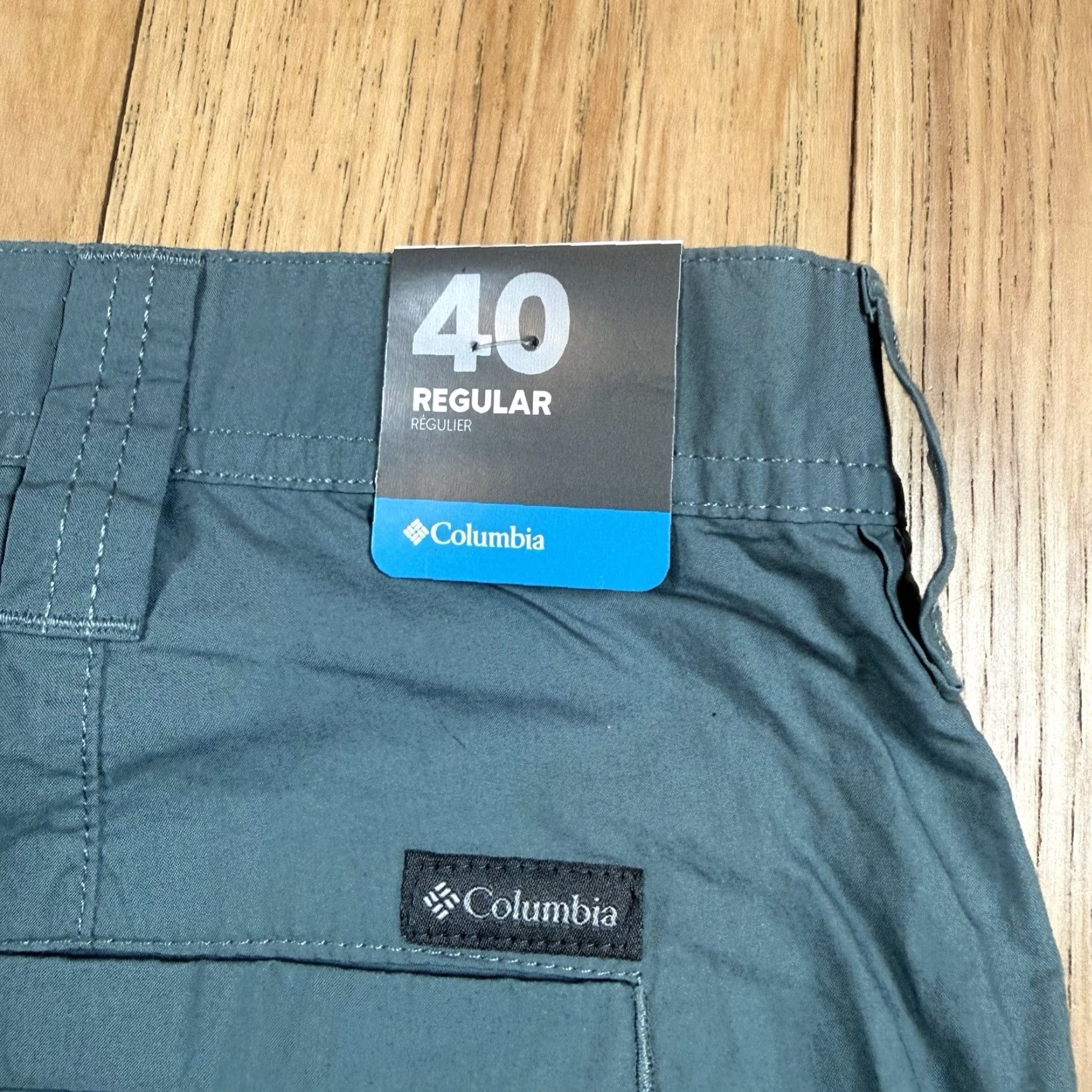 Vintage Columbia Chino Shorts Mens 40 Regular NWT Washed Out Green Size US 40 / EU 56 - 3 Thumbnail