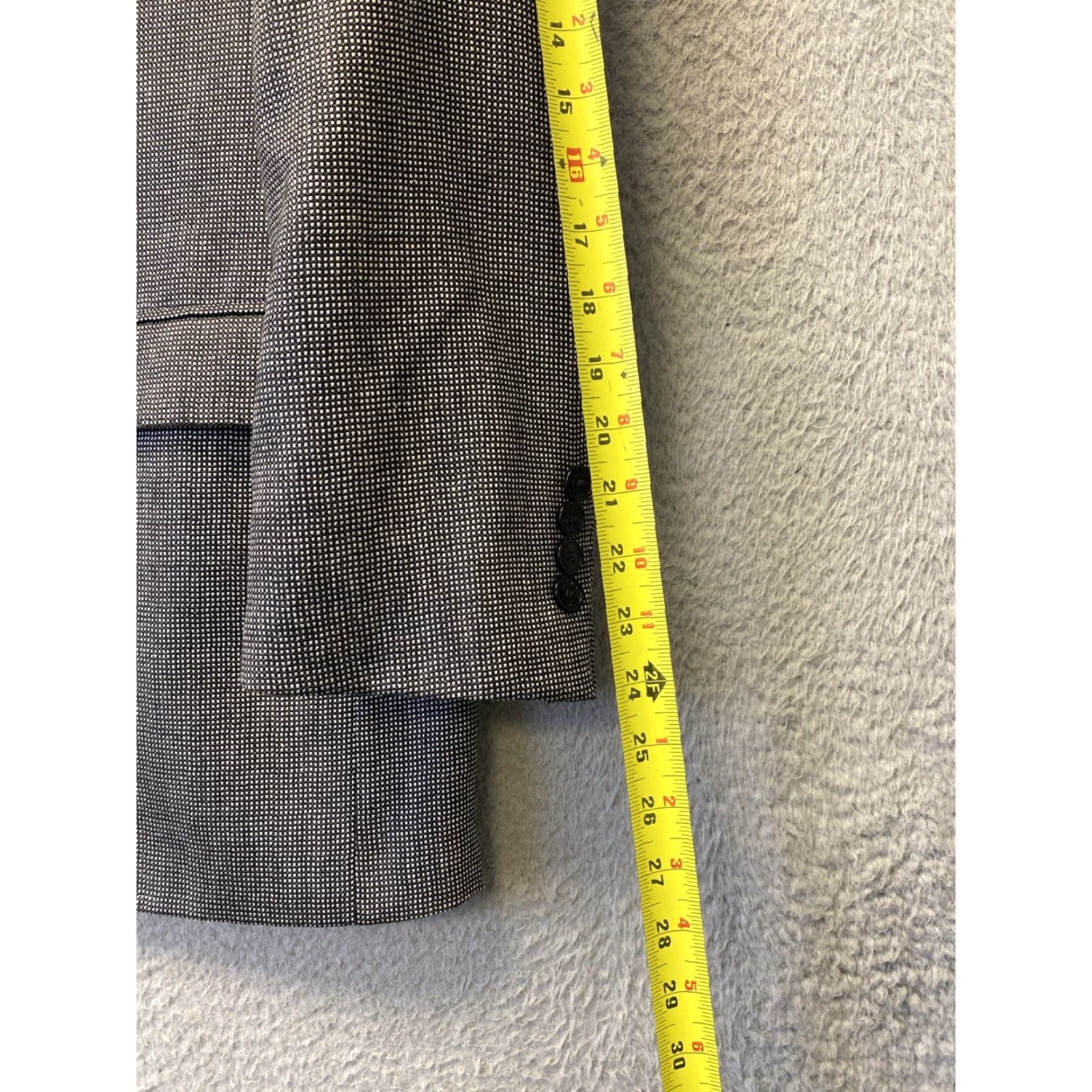 Vintage VINTAGE Versace Collection Blazer Jacket Unisex Adults 42 Black White Micro Check 0537 Blazer Mens Womens Size M / US 6-8 / IT 42-44 - 7 Thumbnail