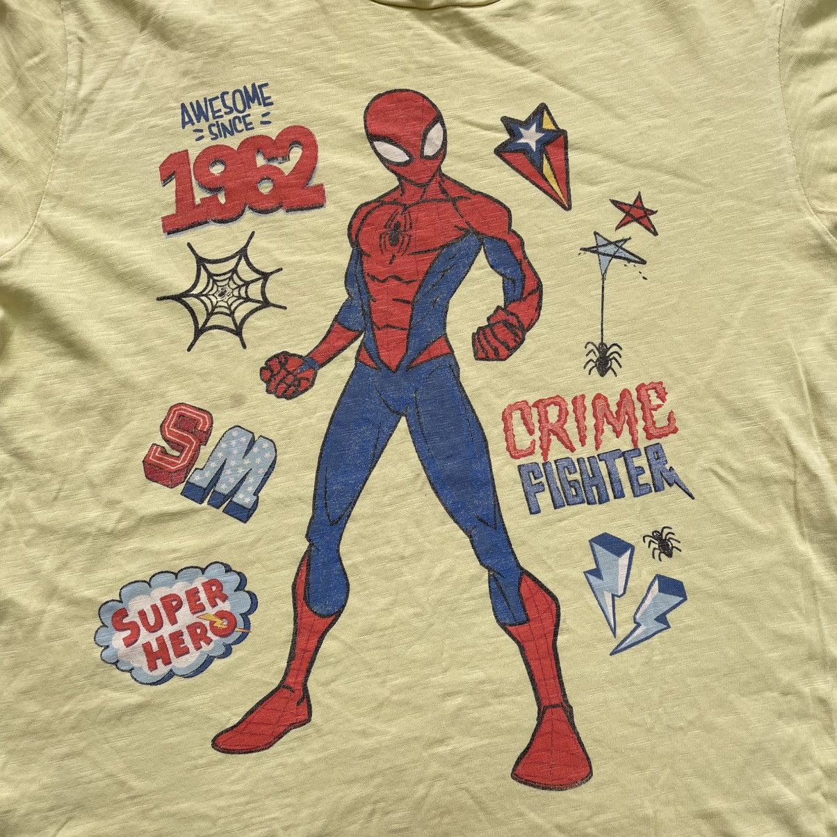 Vintage Vintage 90s Spider-Man Marvel Graphic Tee Sun Faded Punk S Size US S / EU 44-46 / 1 - 2 Thumbnail