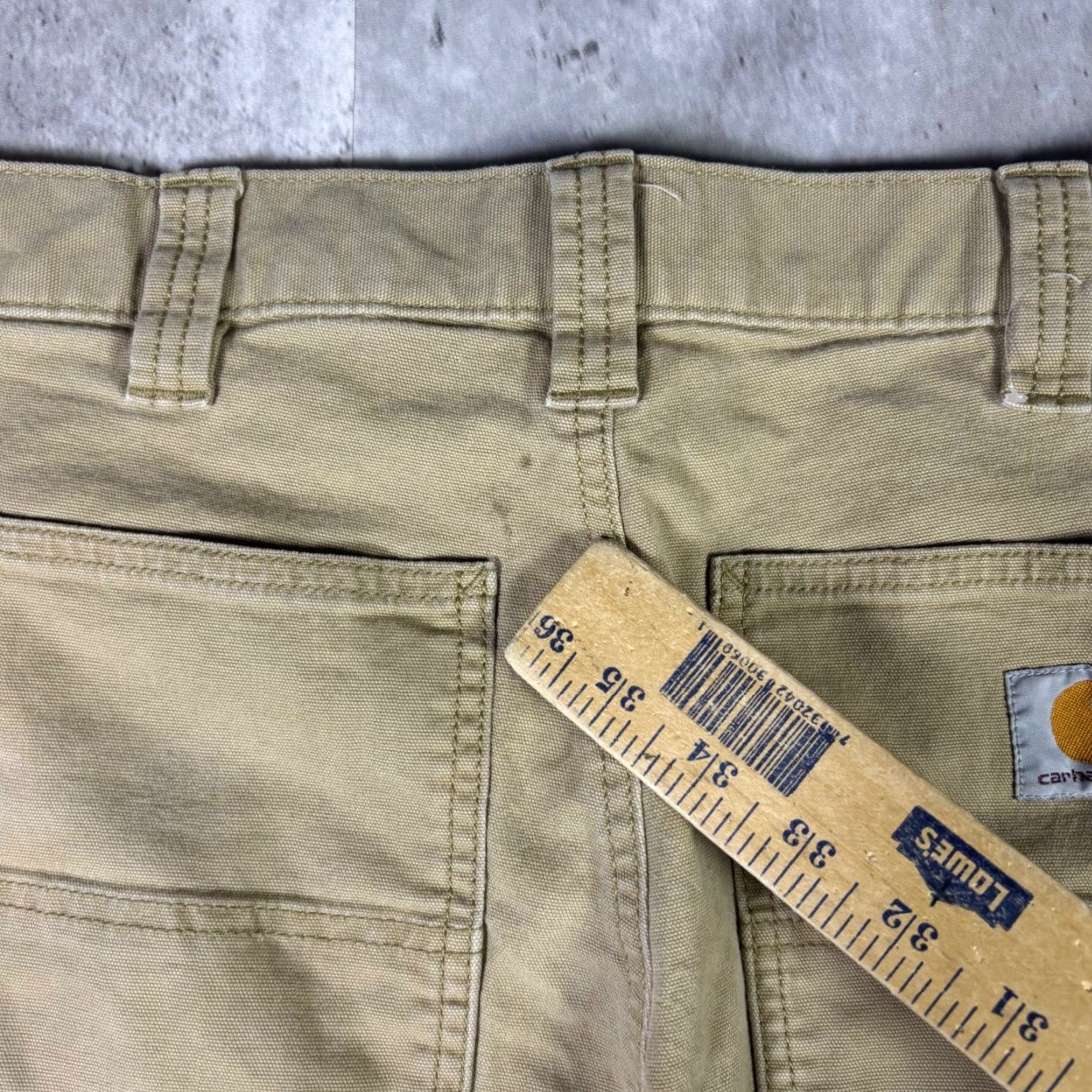 Carhartt Carhartt Relaxed Fit Work Pants Khaki Mens 32x29 Carpenter Utility Workwear Canvas Beige Mens Size US 32 / EU 48 - 8 Thumbnail