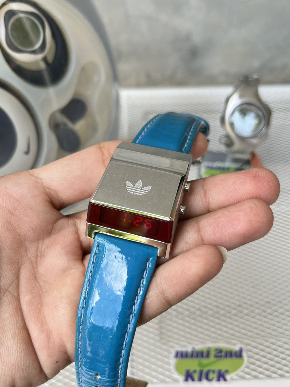 Adidas Vintage ADIDAS HSD 603 / HSD 602 LED Tank Watch Size ONE SIZE - 1 Thumbnail