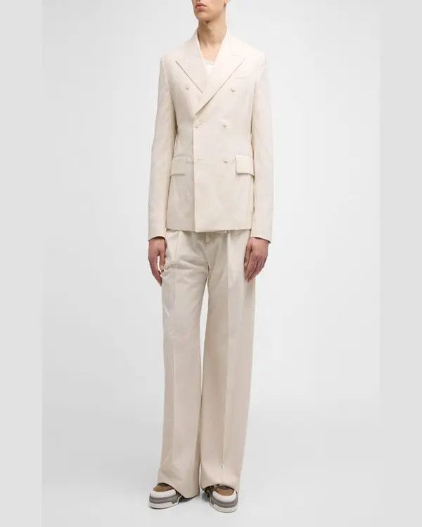 Amiri o1y0525 Blazer in Ivory Size US L / EU 52-54 / 3 - 5 Thumbnail