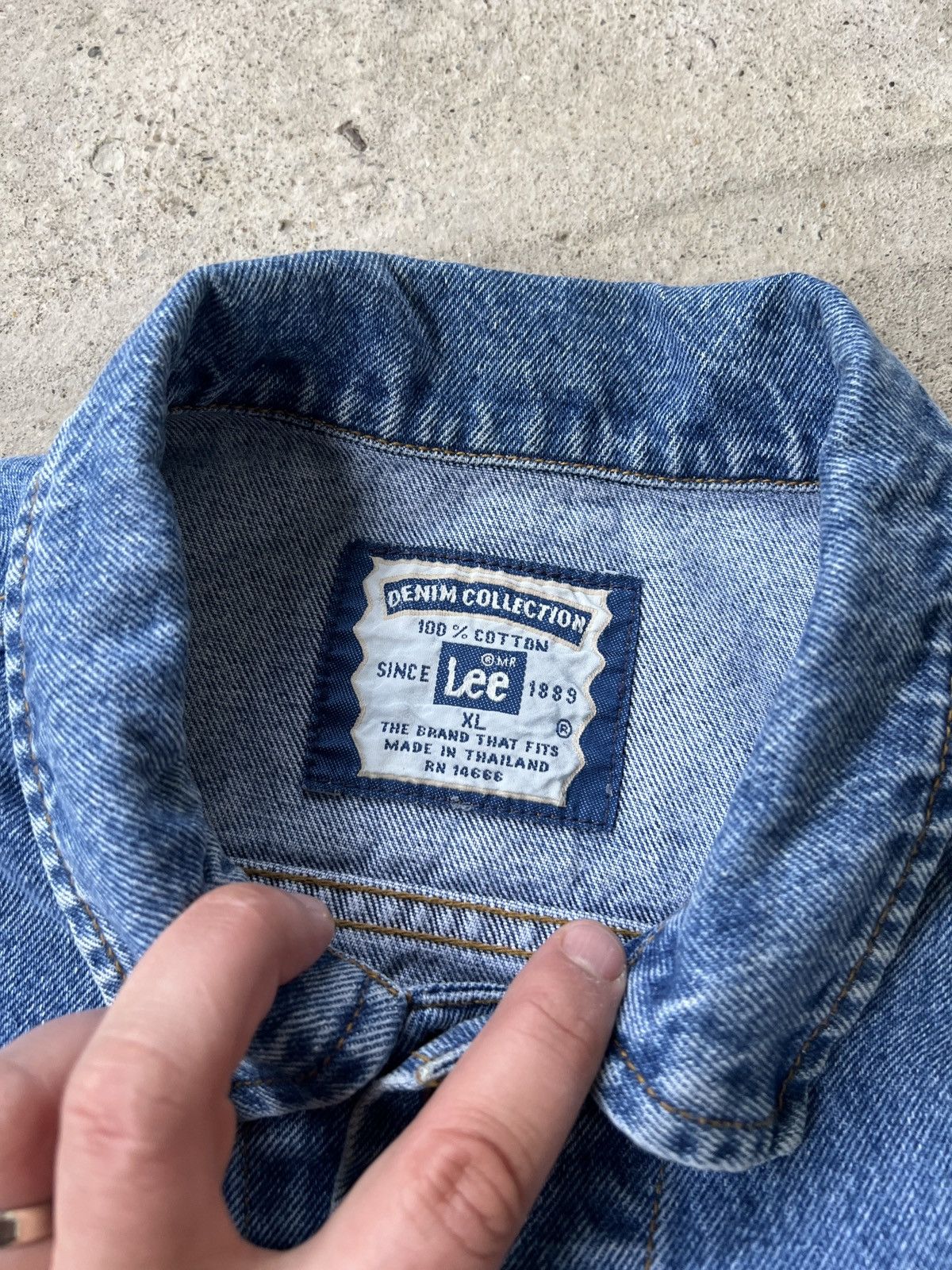 Lee Lee Vintage Denim Jacket Size US XL / EU 56 / 4 - 3 Thumbnail