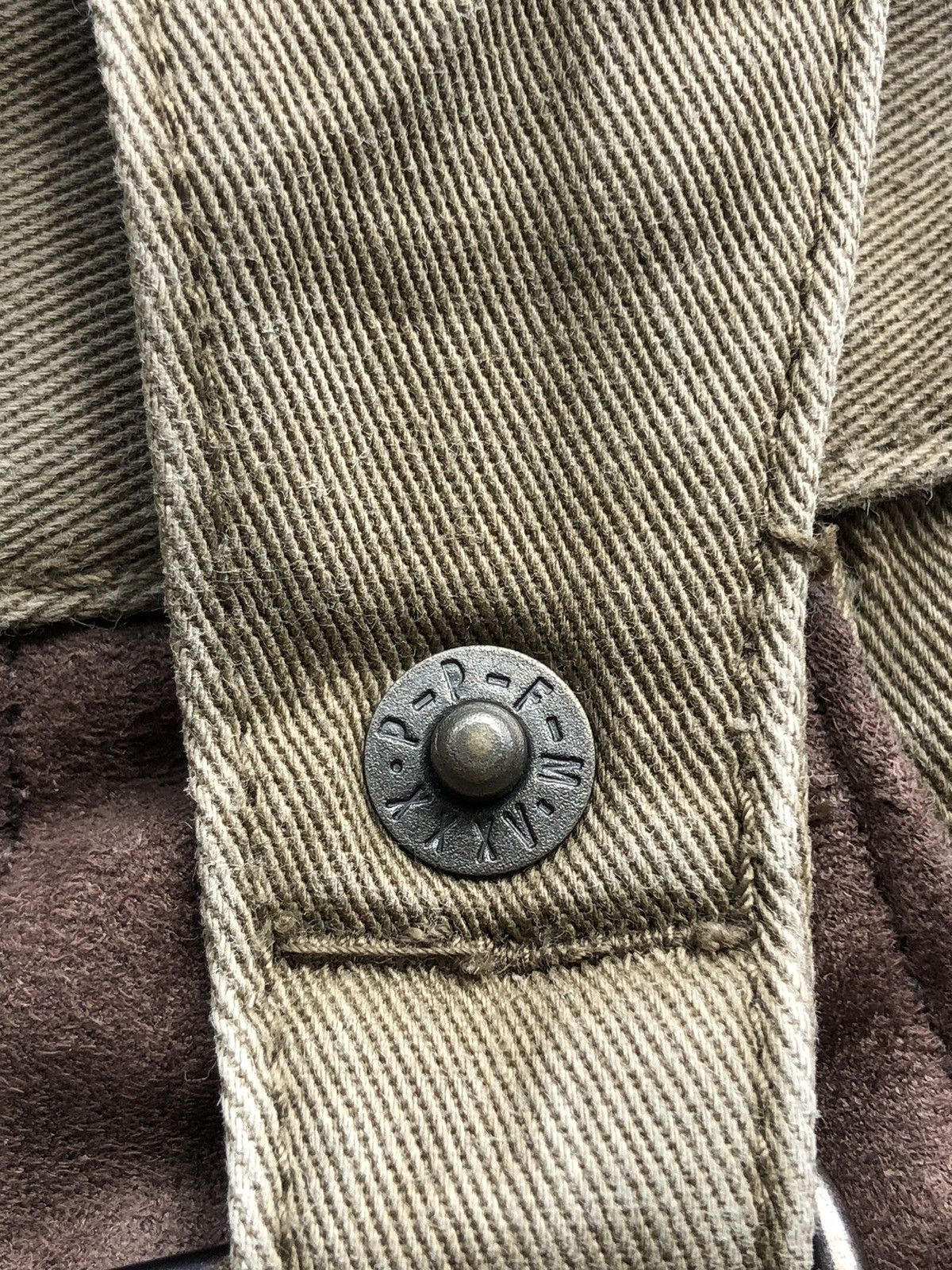 PPFM PPFM Anarchy Denim Eastern Rock Cargo Pants With Bondage Size US 32 / EU 48 - 16 Thumbnail