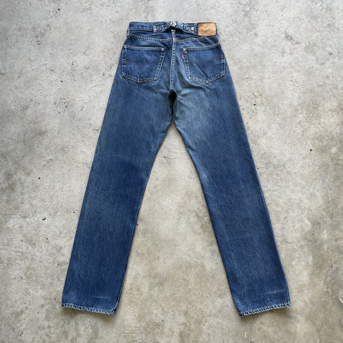 Levi's Vintage Levi’s Big E USA Faded Buckle Selvedge Jeans Pants Size US 28 / EU 44 - 2 Thumbnail