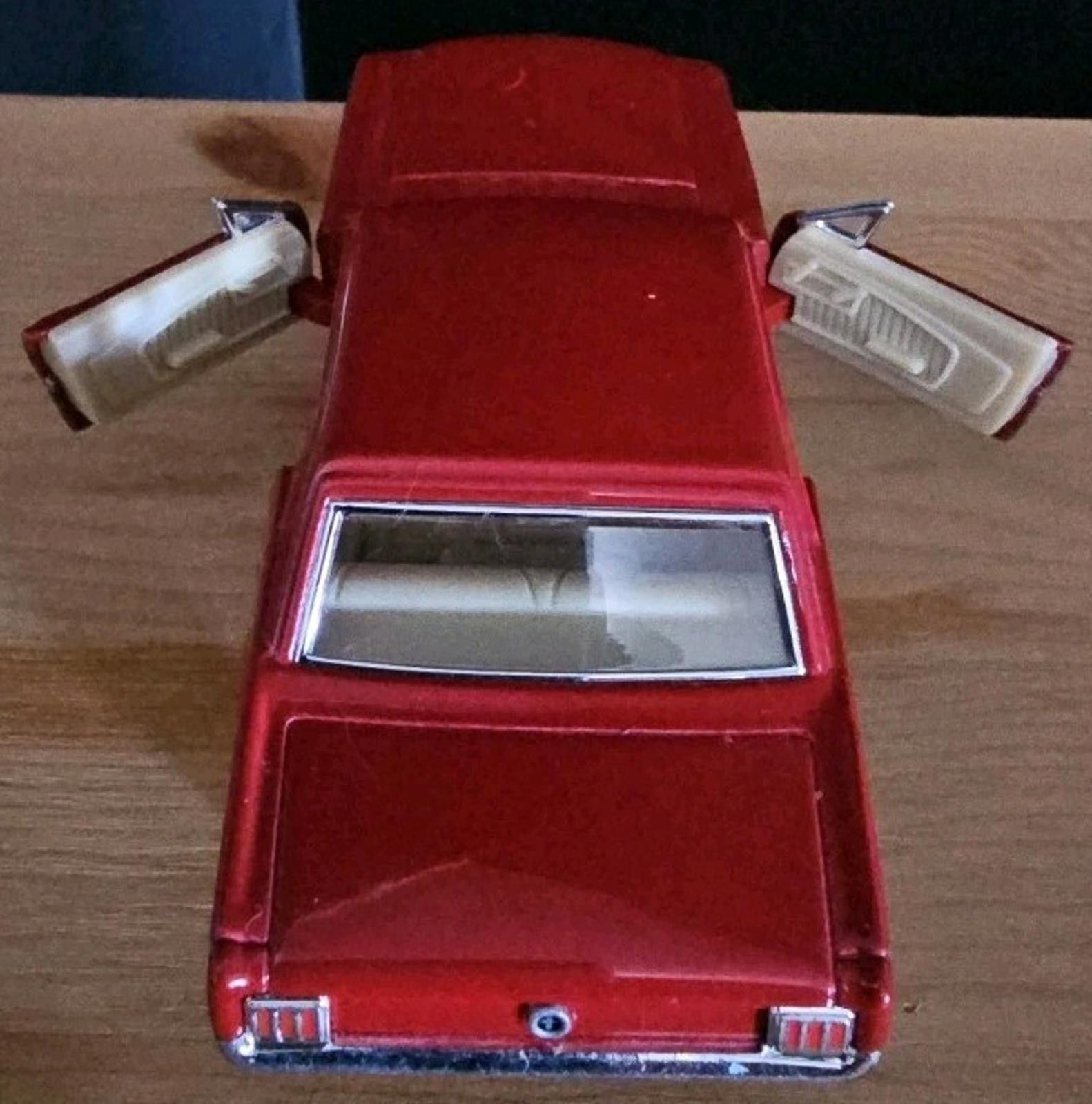 Designer 1964 1/2 Ford Mustang Diecast Model Toy Car Red - No Box Size ONE SIZE - 3 Thumbnail