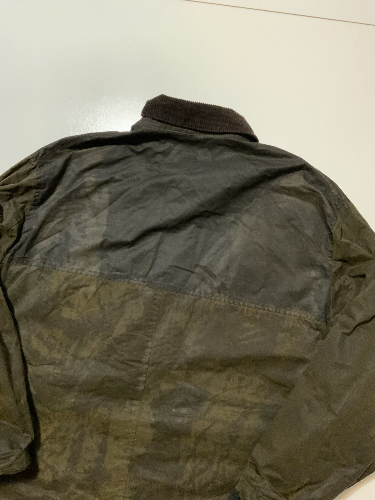 Zara Zara Work Wax Coated Field Corduroy Collar Utility Jacket Size US XL / EU 56 / 4 - 4 Thumbnail