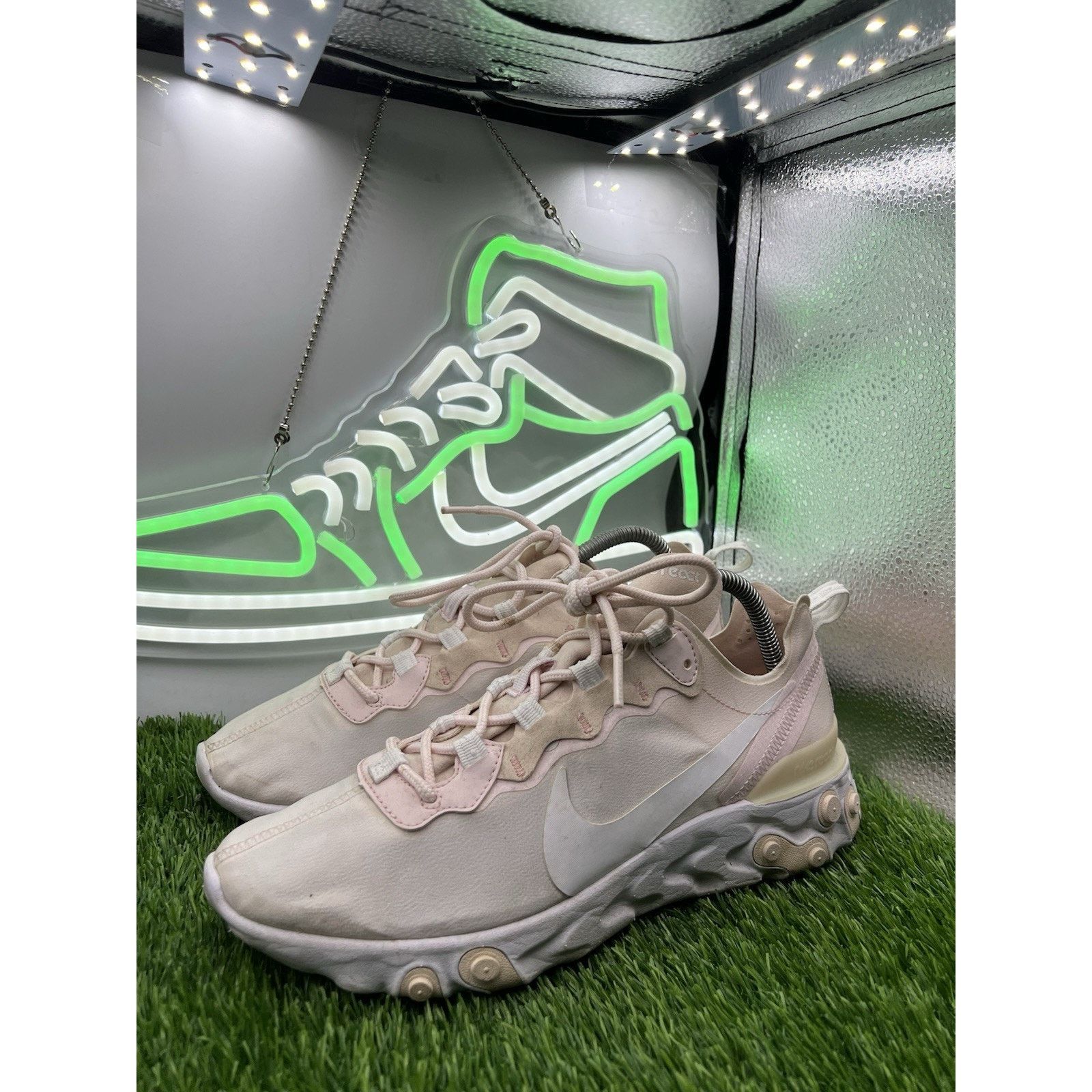 Nike Nike React Element 55 Running Shoes Pink Womens 9 Size US 9 / IT 39 - 2 Thumbnail