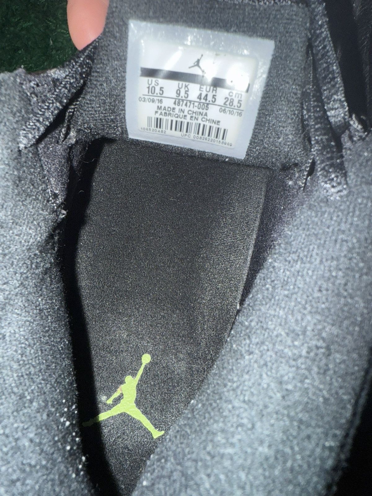 Jordan Brand Sz 11 2016 Jordan 14 black indiglo Size US 11 / EU 44 - 6 Thumbnail