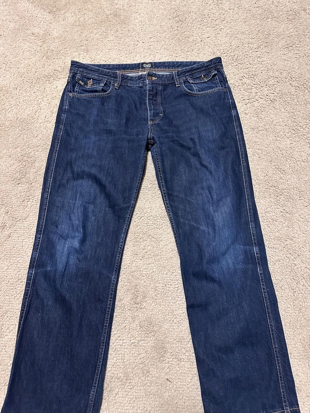 Dolce & Gabbana Dolce & Gabbana Magic Jeans Mens 36 Dark Wash Button Fly Size US 36 / EU 52 - 5 Thumbnail