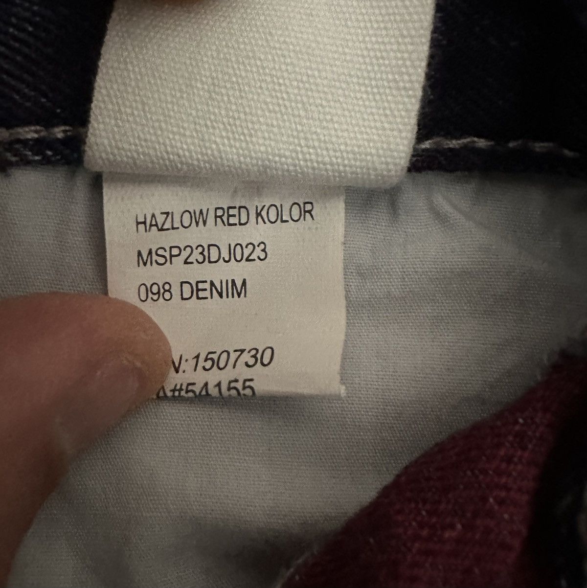 Ksubi Ksubi Hazlow Red Kolor Blue jeans Size 34 BNWT Size US 34 / EU 50 - 7 Thumbnail