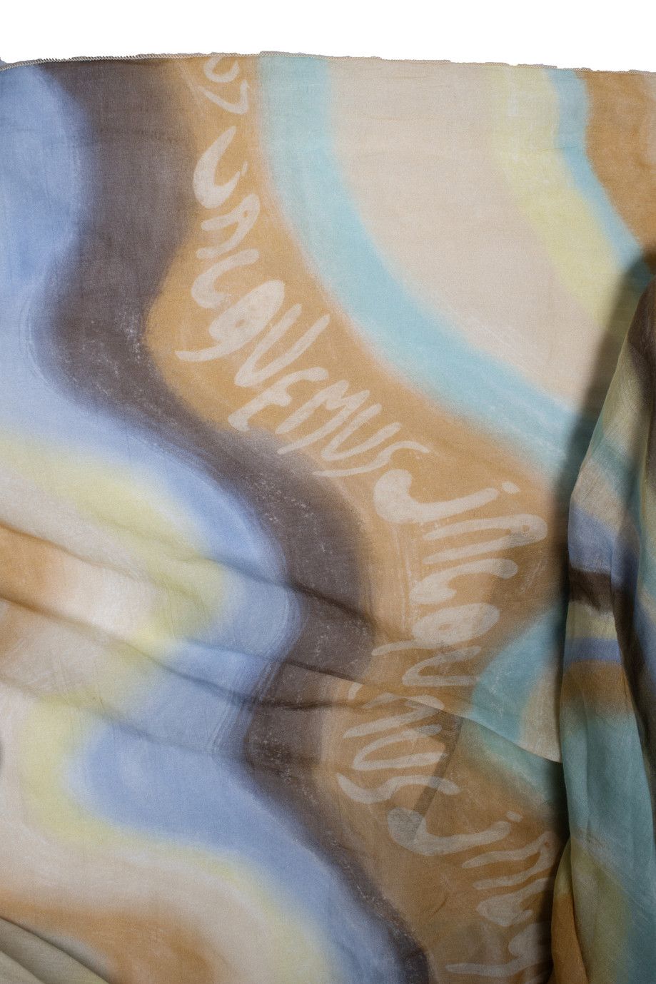 Jacquemus Jacquemus, Multicolor square silk and cotton scarf Size ONE SIZE - 3 Thumbnail