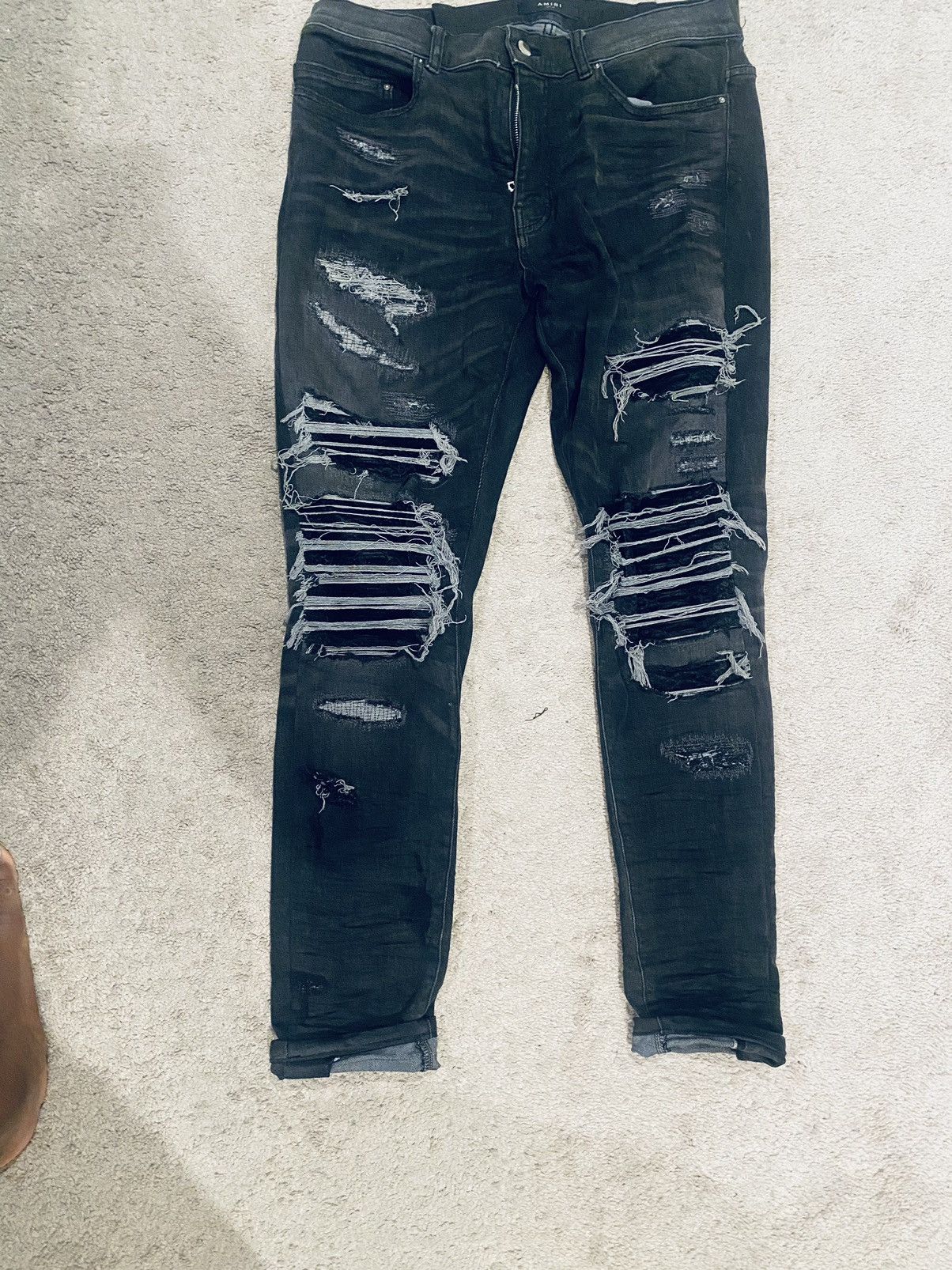 image of Black Amiri Denims, Men's (Size 38)