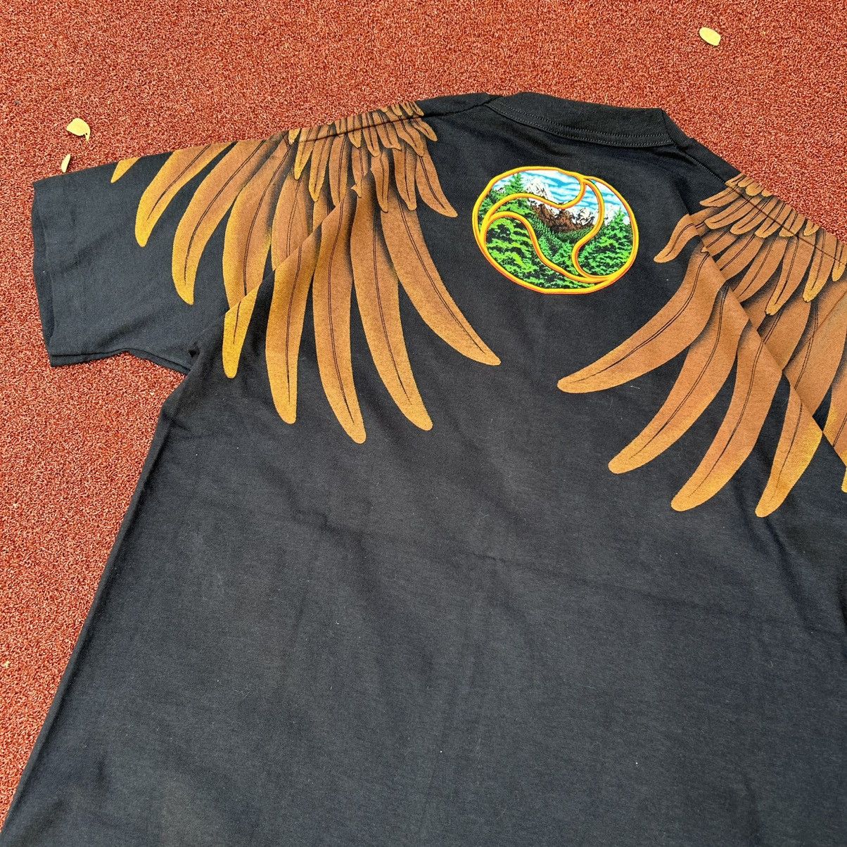 Band Tees vintage eagle liquid blue 1994 travis scott Size US XL / EU 56 / 4 - 9 Thumbnail