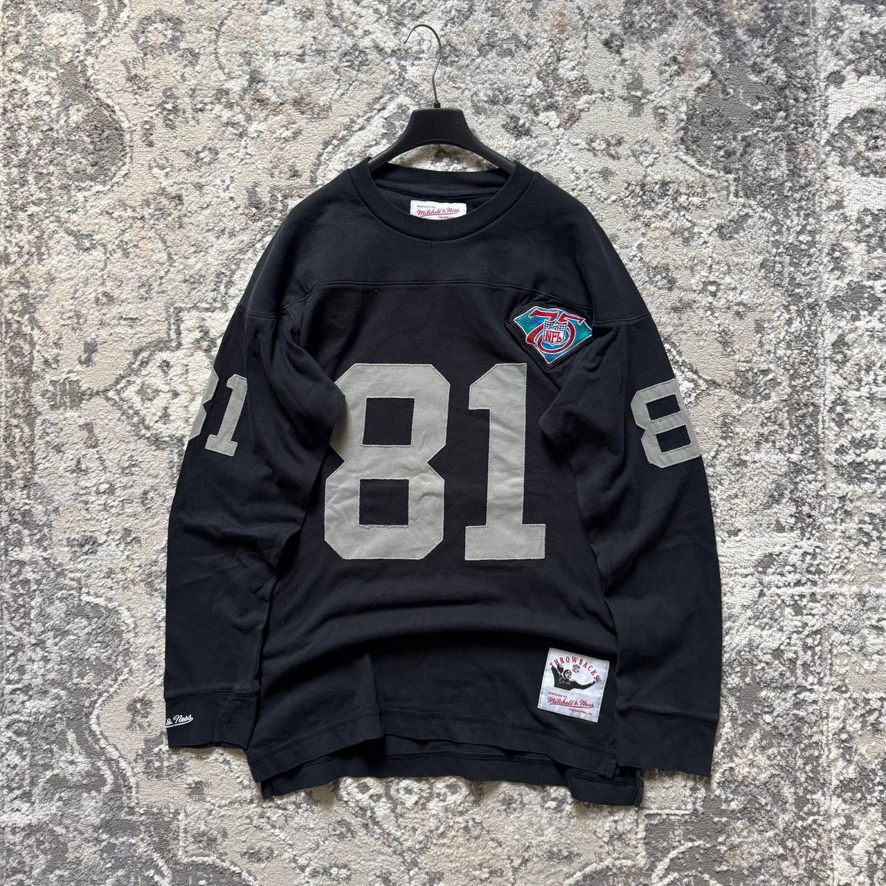 Mitchell & Ness Mitchell Ness LA Raiders T Brown NFL 81 Black Long Sleeve Size US M / EU 48-50 / 2 - 1 Thumbnail