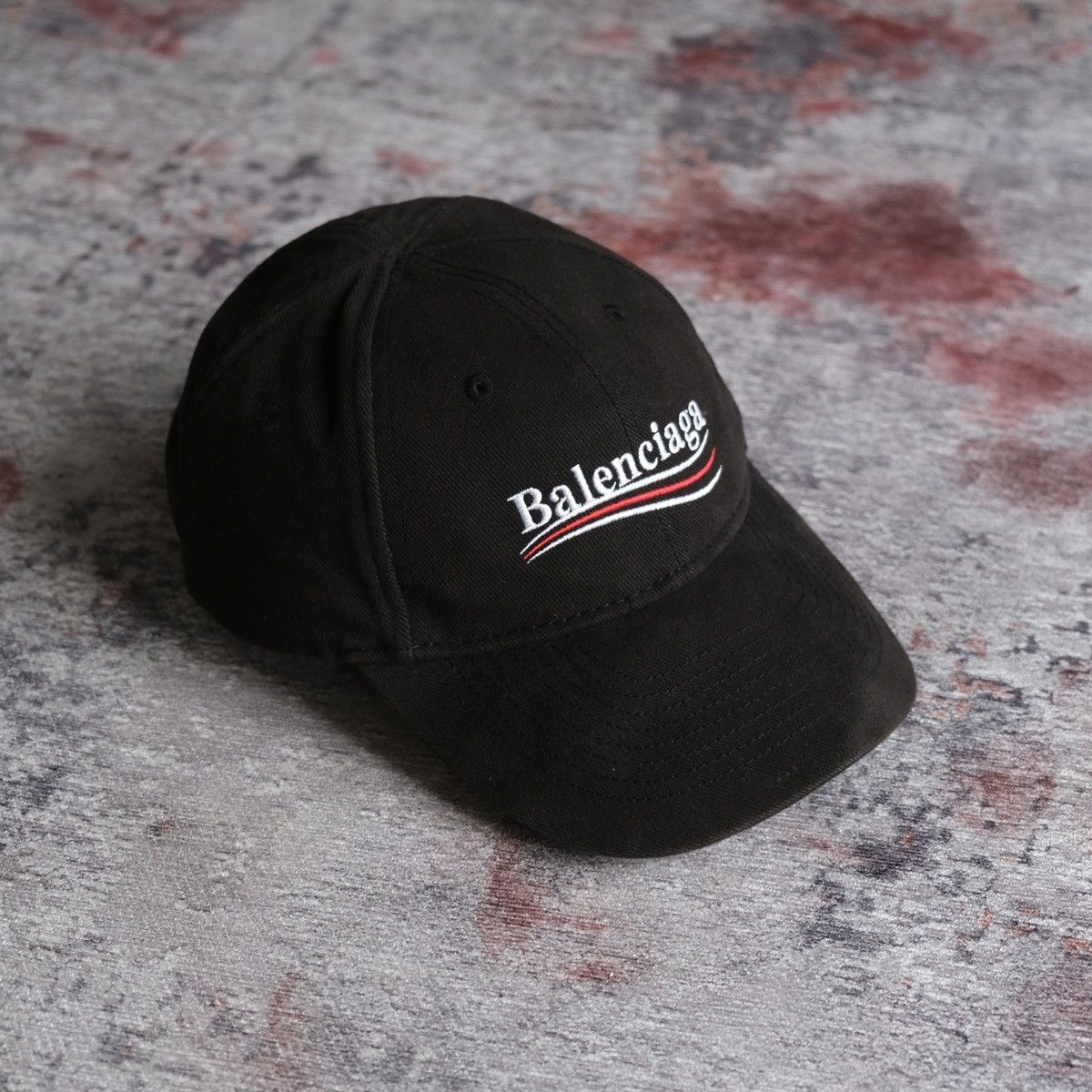 image of SoldBalenciaga Campaign Hat Fw17 in Black, Men's