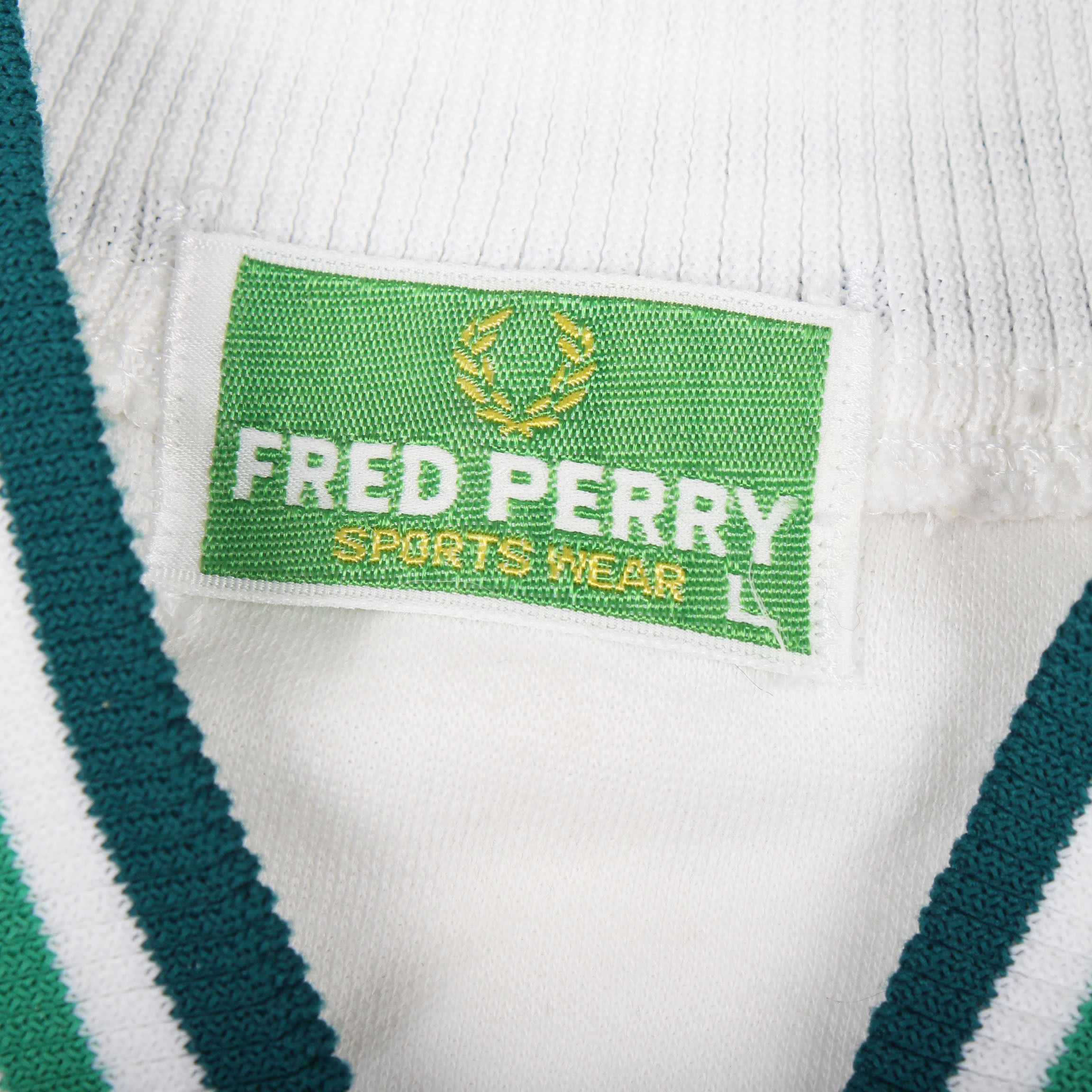 Fred Perry Vintage Fred Perry White Track Jacket 90s Size US L / EU 52-54 / 3 - 4 Thumbnail
