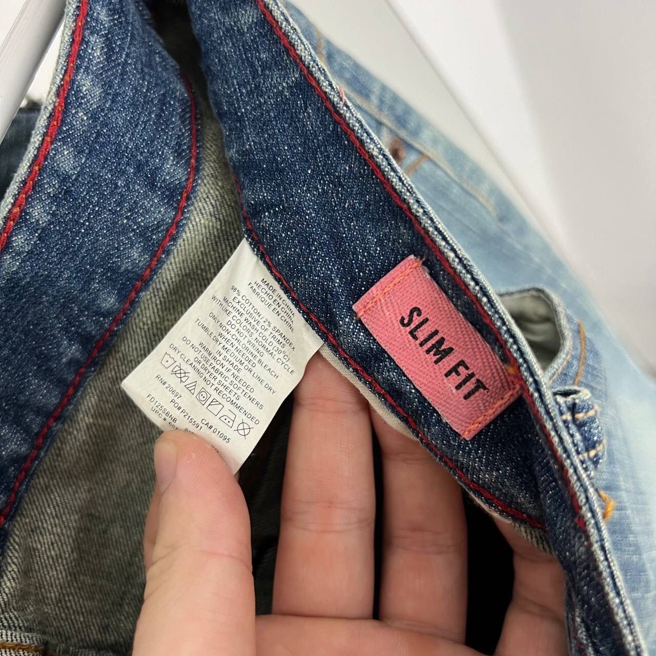 Dickies Crazy Denim Pants Slim Fit Dickies Vintage Jeans Y2k Style Size US 32 / EU 48 - 8 Thumbnail