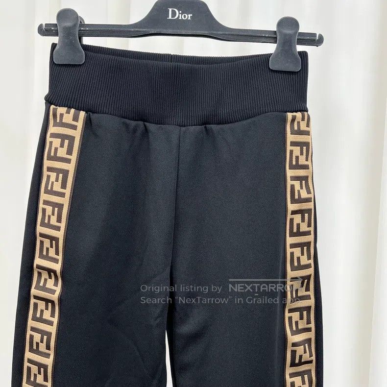 Fendi Fendi Double F Stripe Casual Sport Pants Size 25" / US 0 / IT 36 - 4 Thumbnail