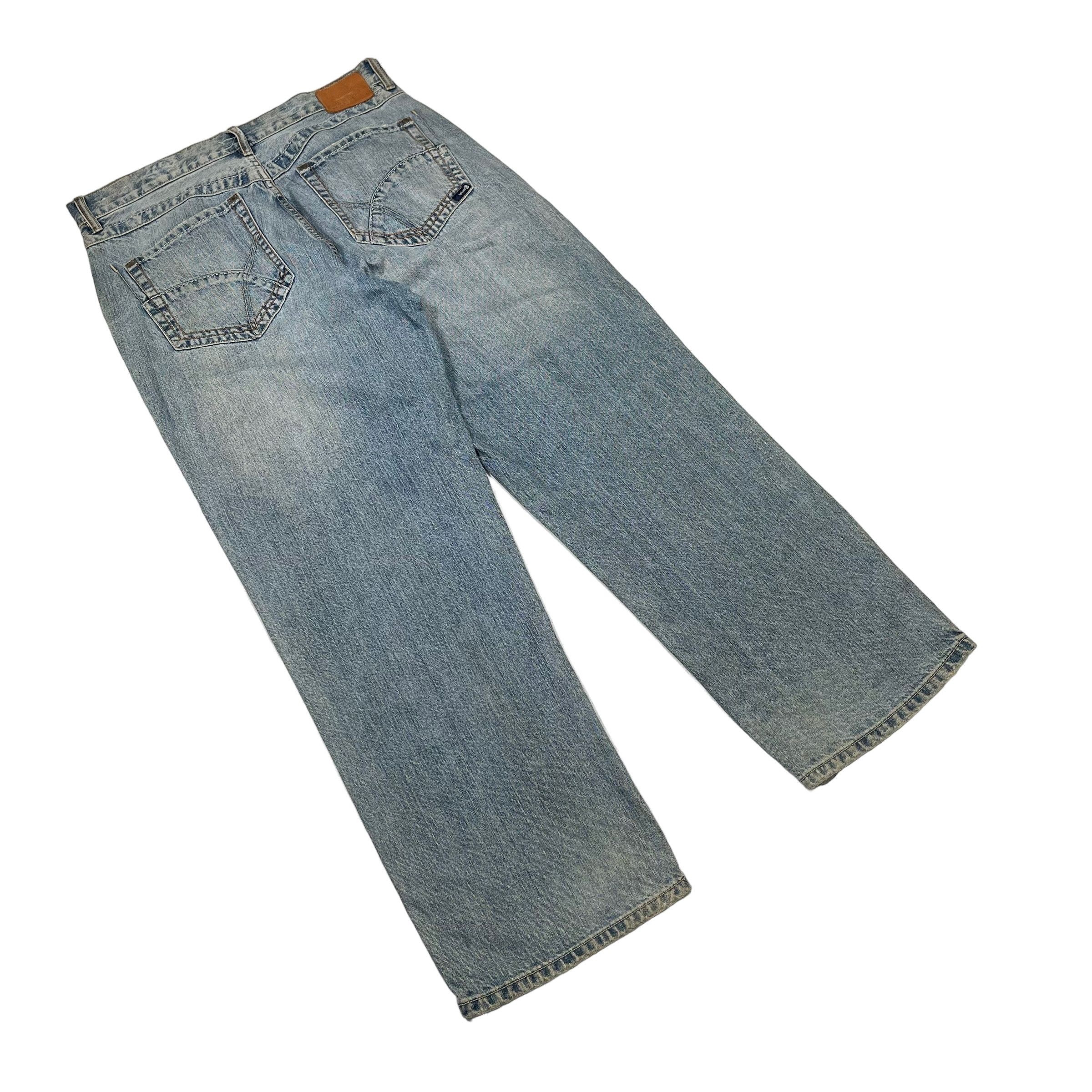Ecko Unltd. × JNCO Ecko Unlimited Baggy Skater Vintage Y2K Sick Denim Pants Size US 34 / EU 50 - 3 Thumbnail