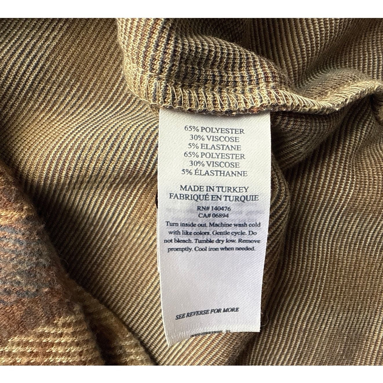 Faherty Faherty Men's Brown Plaid Flannel Size Medium Size US M / EU 48-50 / 2 - 4 Thumbnail