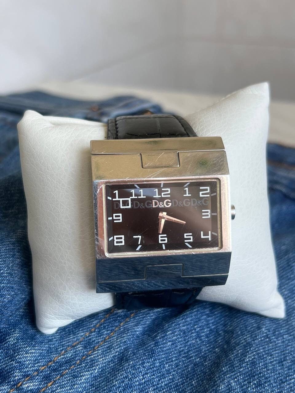 Dolce & Gabbana D&G MEN'S METAL BIG CHUNKY METAL STEEL QUARTZ WATCH 2000S Size ONE SIZE - 2 Thumbnail