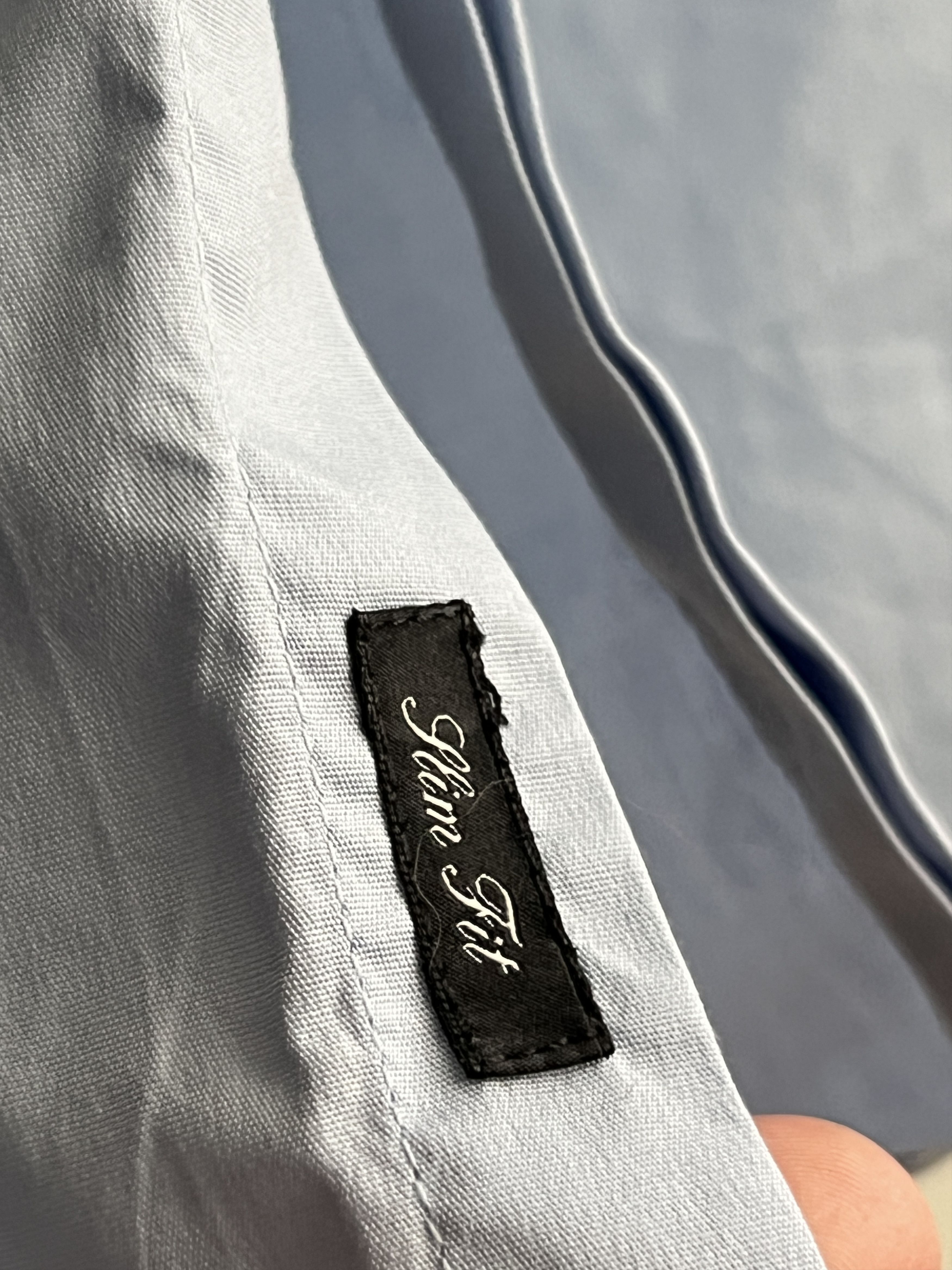 Designer × Dirk Bikkembergs Archive Dirk Bikkembergs Slim Fit Black Button Down Size US XL / EU 56 / 4 - 4 Thumbnail