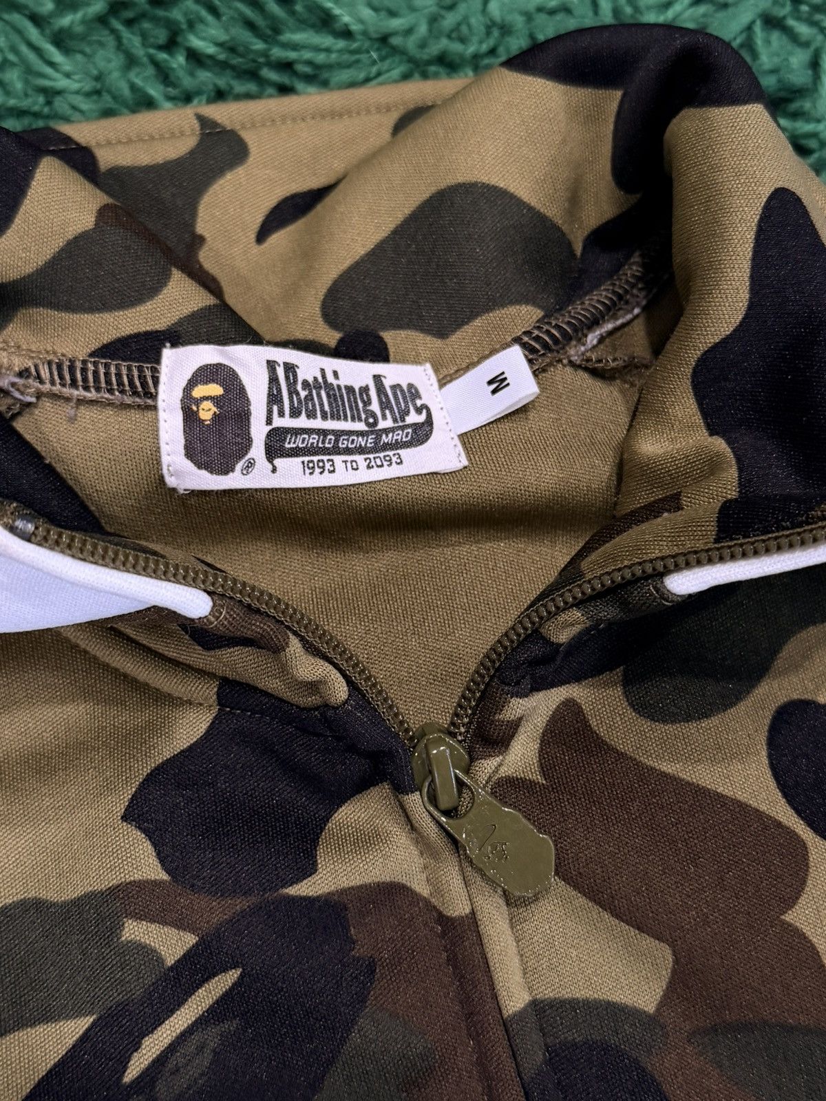 Bape BAPE - Green Camo Ape Head WGM Track Jacket - Medium Size US M / EU 48-50 / 2 - 5 Thumbnail