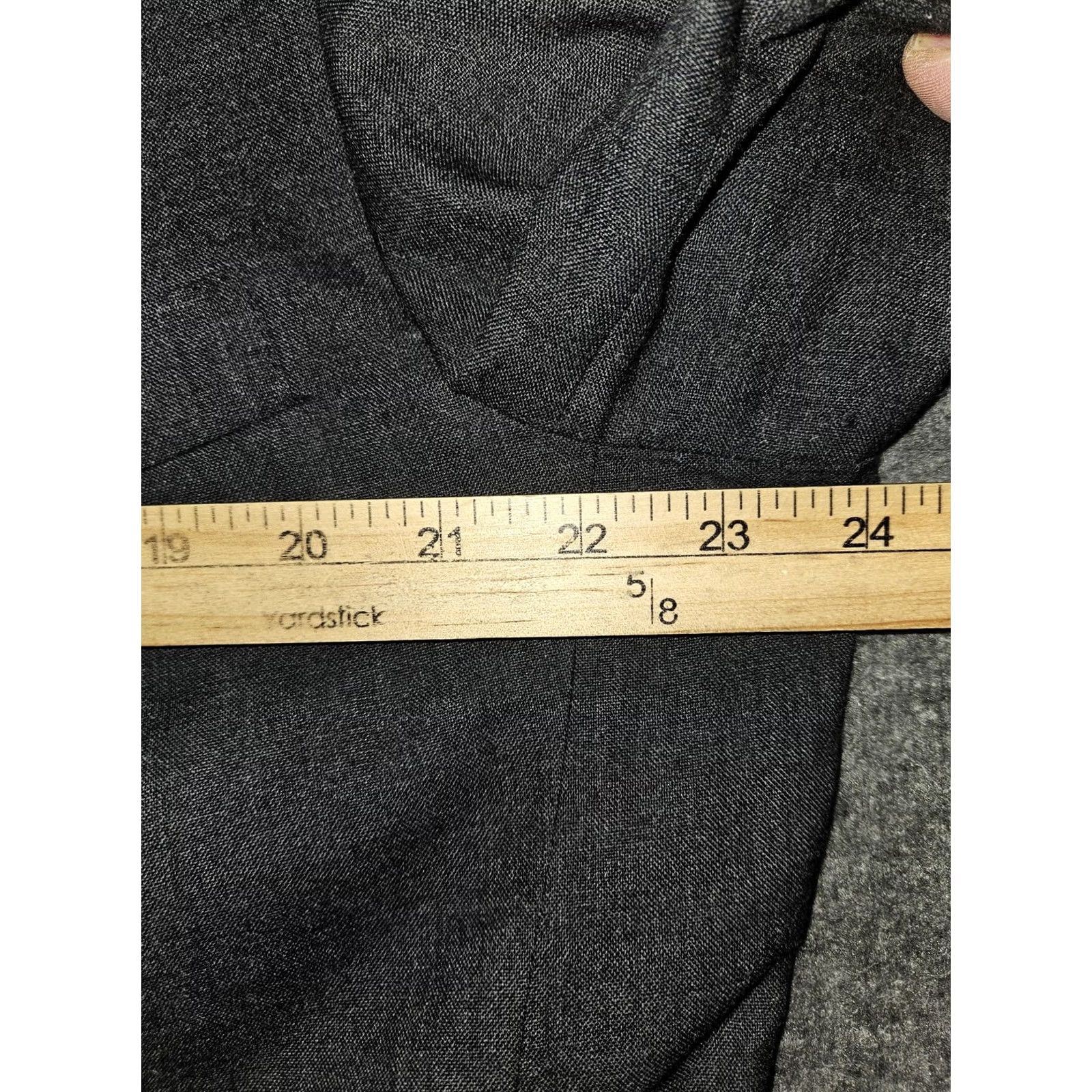 Hart Schaffner Marx VINTAGE Hart Schaffner Marx Blazer Mens 44L Gray Wool Dillard's Micron 2000 Size 44R - 5 Thumbnail