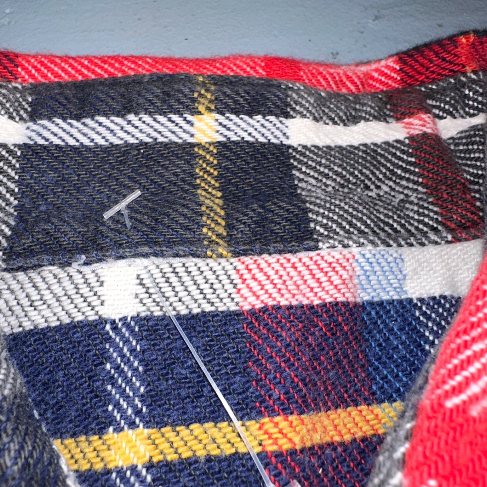 Vintage VINTAGE Five Brother Men's Flannel Shirt L Plaid Cotton Heavyweight Long Sleeve All Seasons Made in USA Size US L / EU 52-54 / 3 - 3 Thumbnail