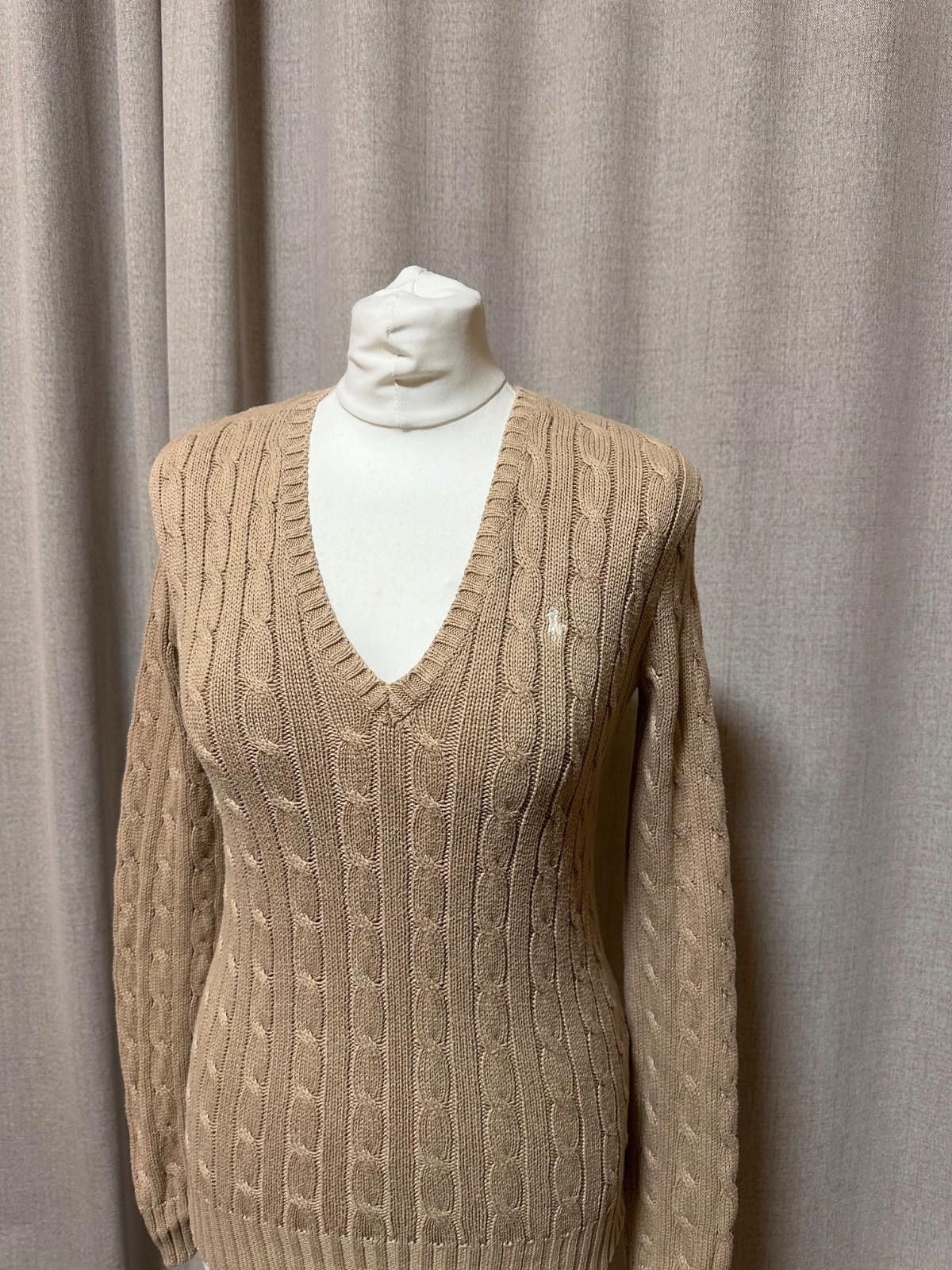 Polo Ralph Lauren Womens Polo Ralph Lauren Sport V-Neck Sweater Sz S Size S / US 4 / IT 40 - 2 Thumbnail