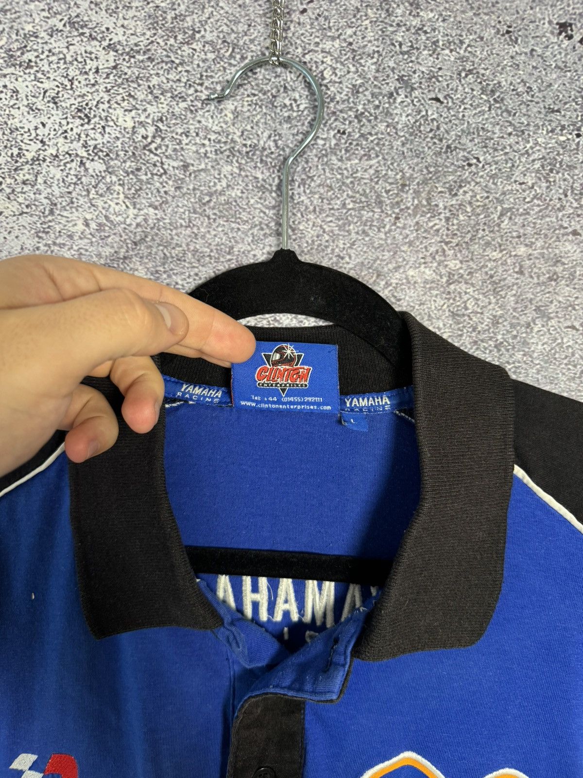 Vintage × Yamaha Vintage Yamaha Rob Mac Racing Superbike Moto Polo Shirt Size US L / EU 52-54 / 3 - 14 Thumbnail