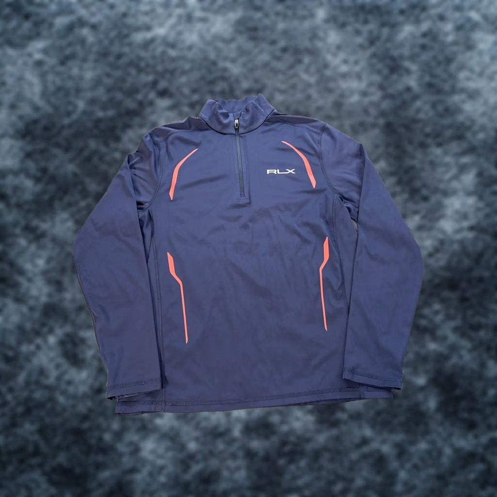 Ralph Lauren Ralph Lauren RLX Pullover Shirt Mens Medium 1/4 Zip Golf Breathable Lightweight Jersey Blue Size US M / EU 48-50 / 2 - 1 Thumbnail