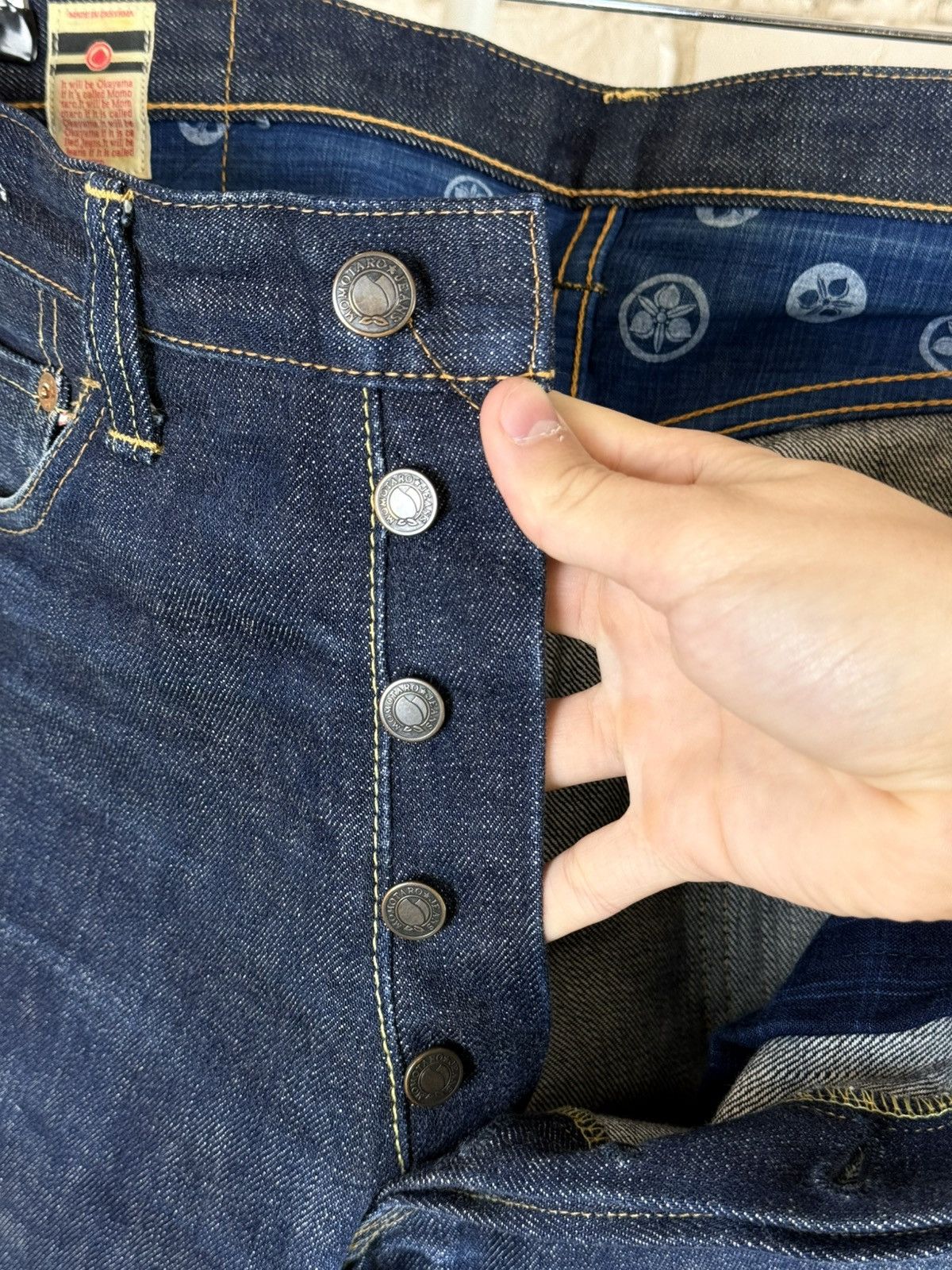 Momotaro Jeans Momotaro Japan Old Blue Indigo Zimbabwe Cotton 0605-C Pant Size US 32 / EU 48 - 12 Thumbnail