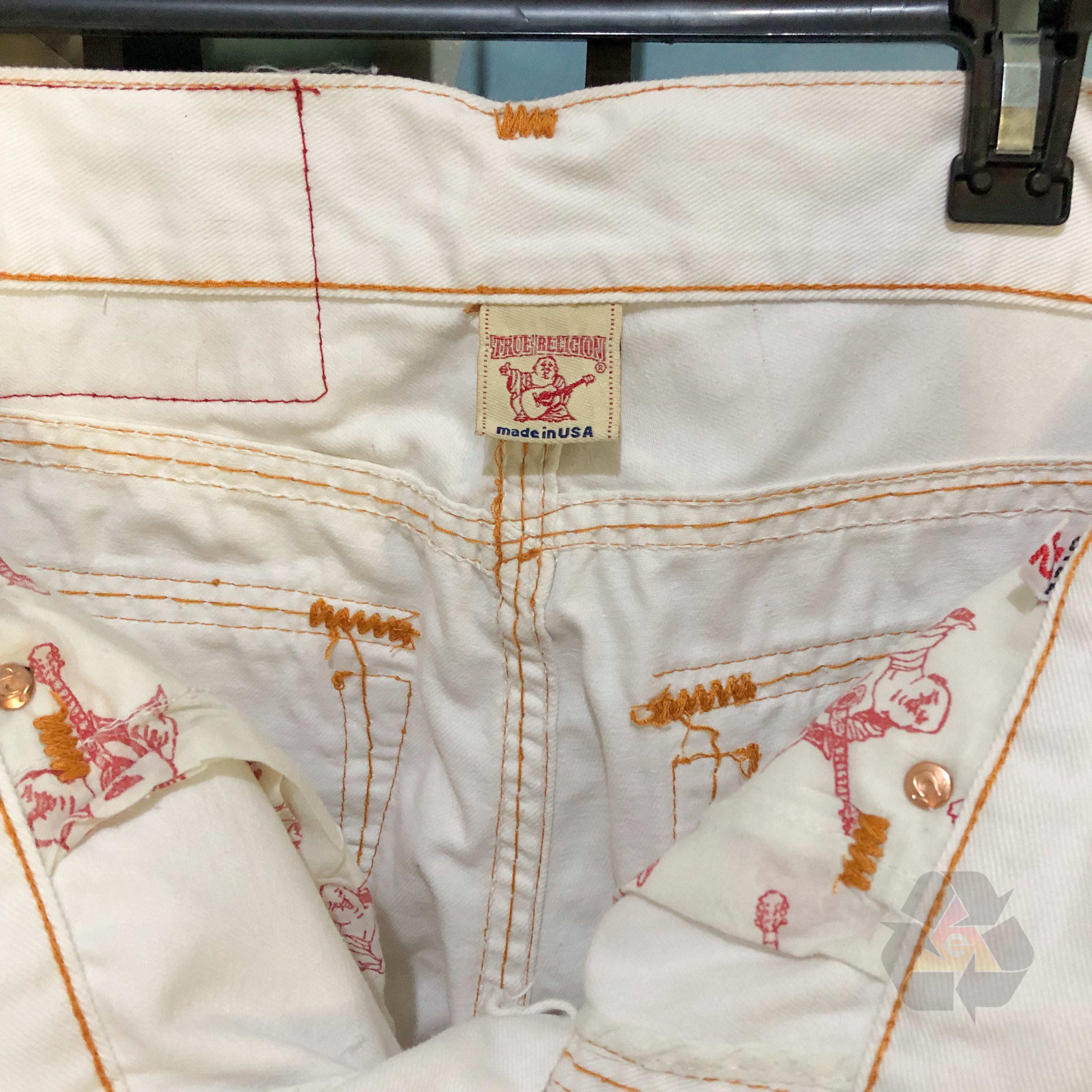 Japanese Brand DEAD STOCK True Religion Joey Super T Jeans Rare Vintage Size US 30 / EU 46 - 9 Thumbnail