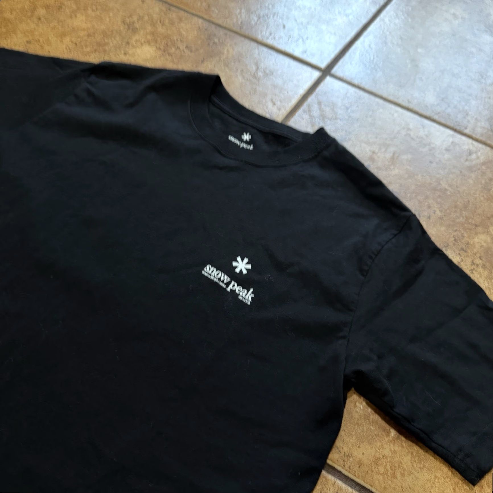 Snow Peak Snow Peak T Shirt Mens M Black Camping Home Camp Crew Neck Short Sleeve Cotton 2020s Men's Size M Black Camping Home Camp Snow Peak Shirt Size US M / EU 48-50 / 2 - 3 Thumbnail