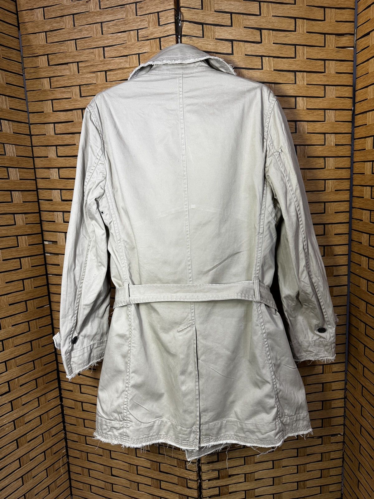 Japanese Brand × PPFM Vintage PPFM Trash Design Trench Coat Size US M / EU 48-50 / 2 - 2 Thumbnail