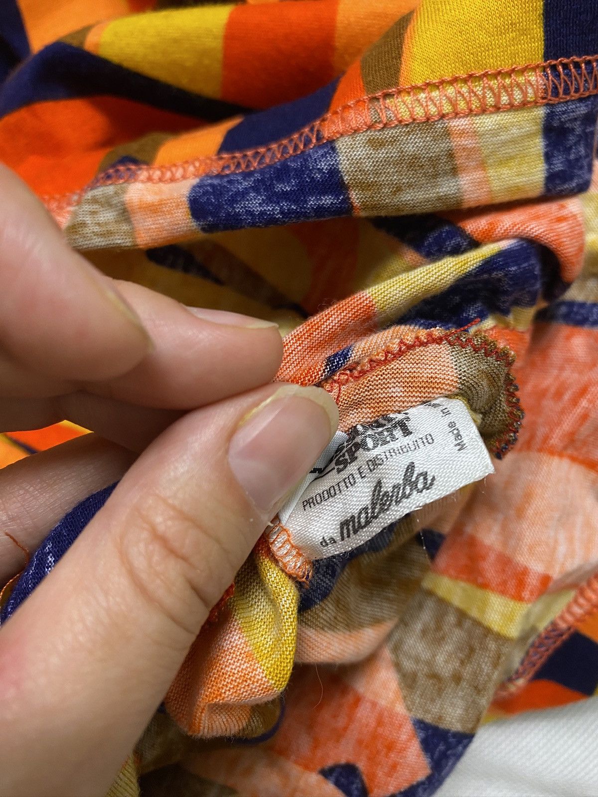 Missoni Missoni sport tshirt multicolour monogrammed luxury premium Size L / US 10 / IT 46 - 8 Thumbnail