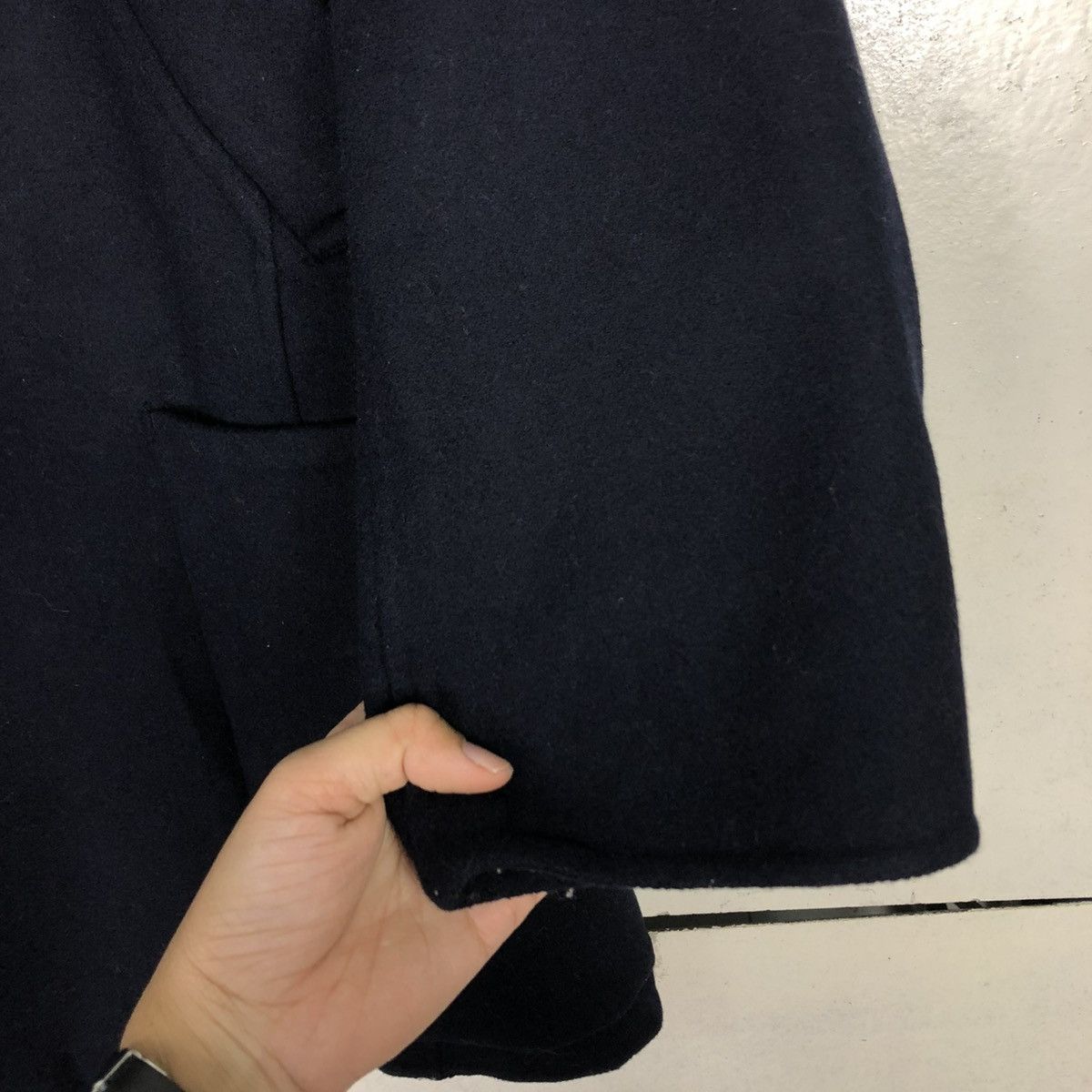 Jil Sander 🔥RICH BLACK WOOL LONG JACKET JILL SANDER J+ DOUBLE COLLAR Size US M / EU 48-50 / 2 - 17 Thumbnail