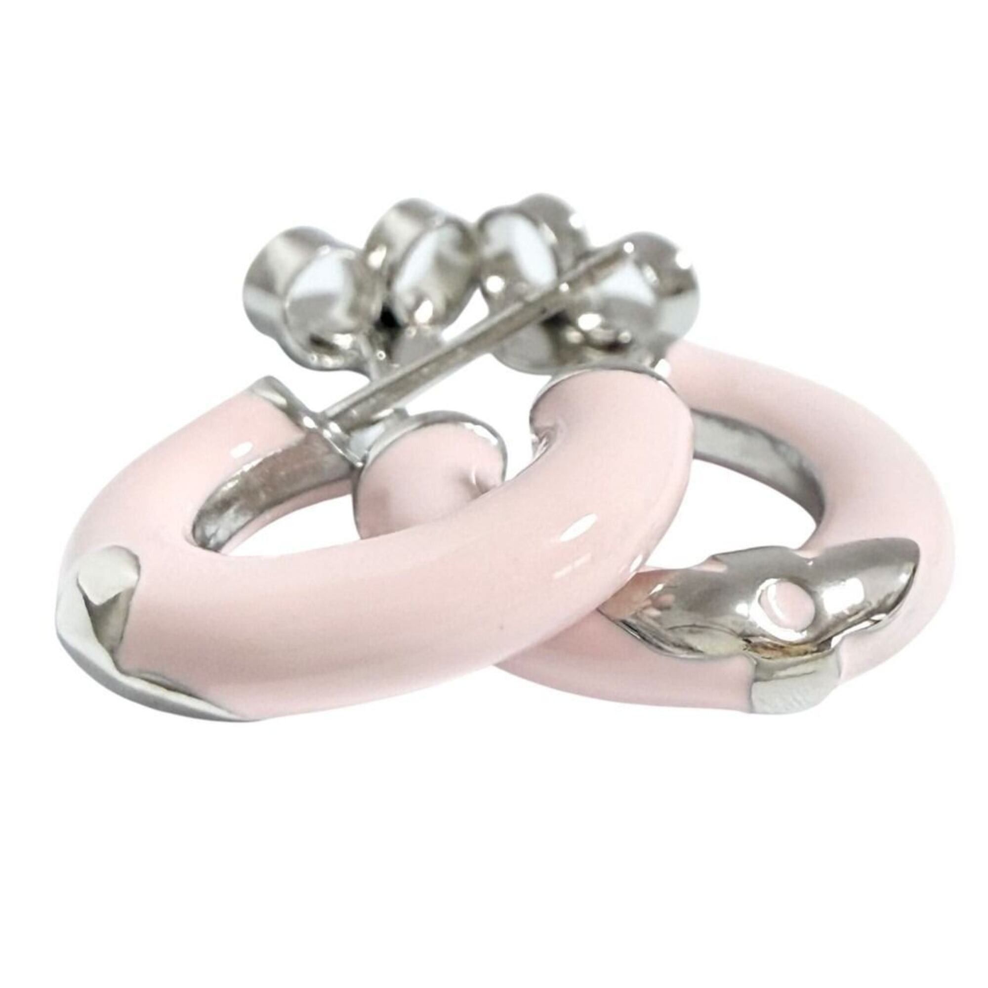 Louis Vuitton Louis Vuitton Women's Hoop Earrings, Creole Miss LV, Pink Size ONE SIZE - 1 Thumbnail