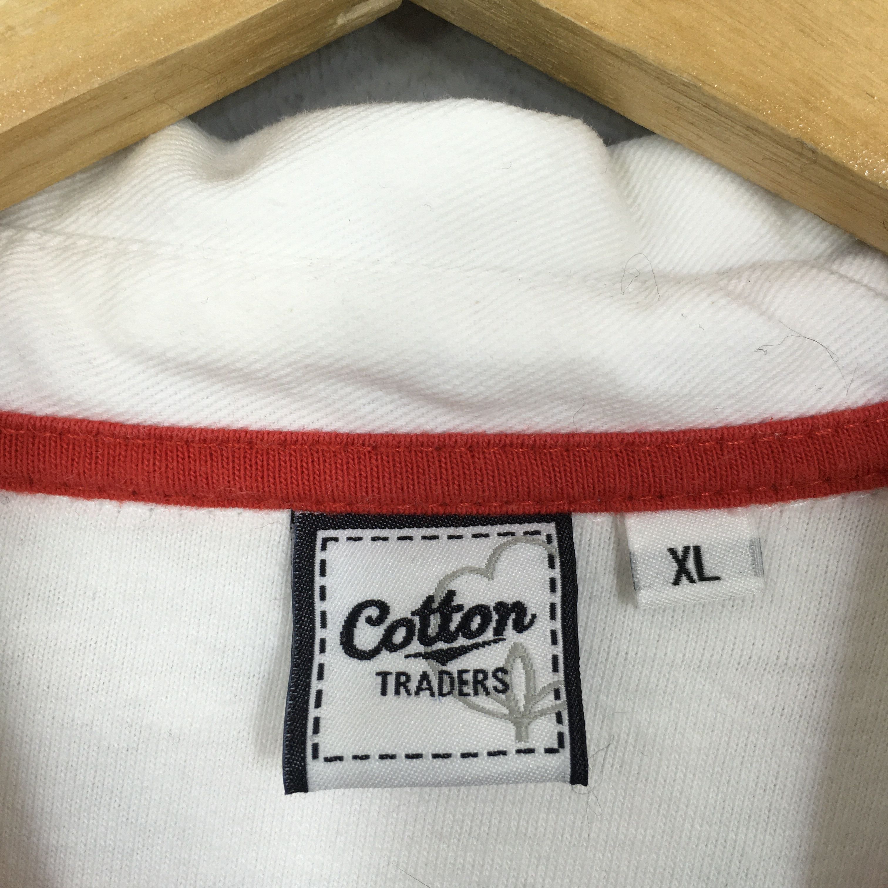 Cotton Traders Vintage Cotton Traders England Home Rugby Union Shirt XLarge Size US XL / EU 56 / 4 - 8 Thumbnail