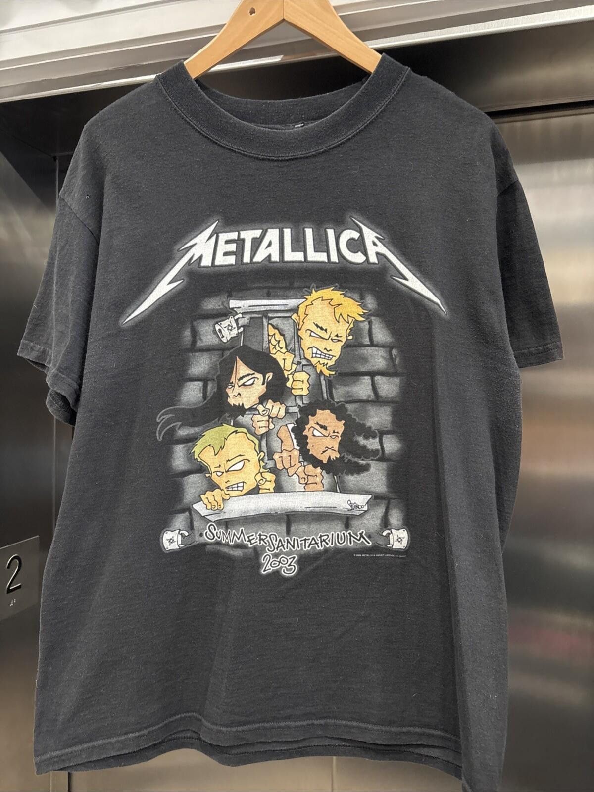 Metallica Summer Sanitarium 2003 Shirt | Grailed