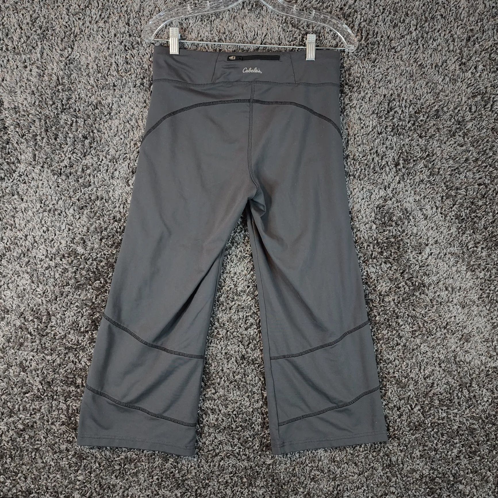 Vintage CABELA'S Women's Gray Yoga Capri Pants Size S Activewear Size 28" / US 6 / IT 42 - 3 Thumbnail