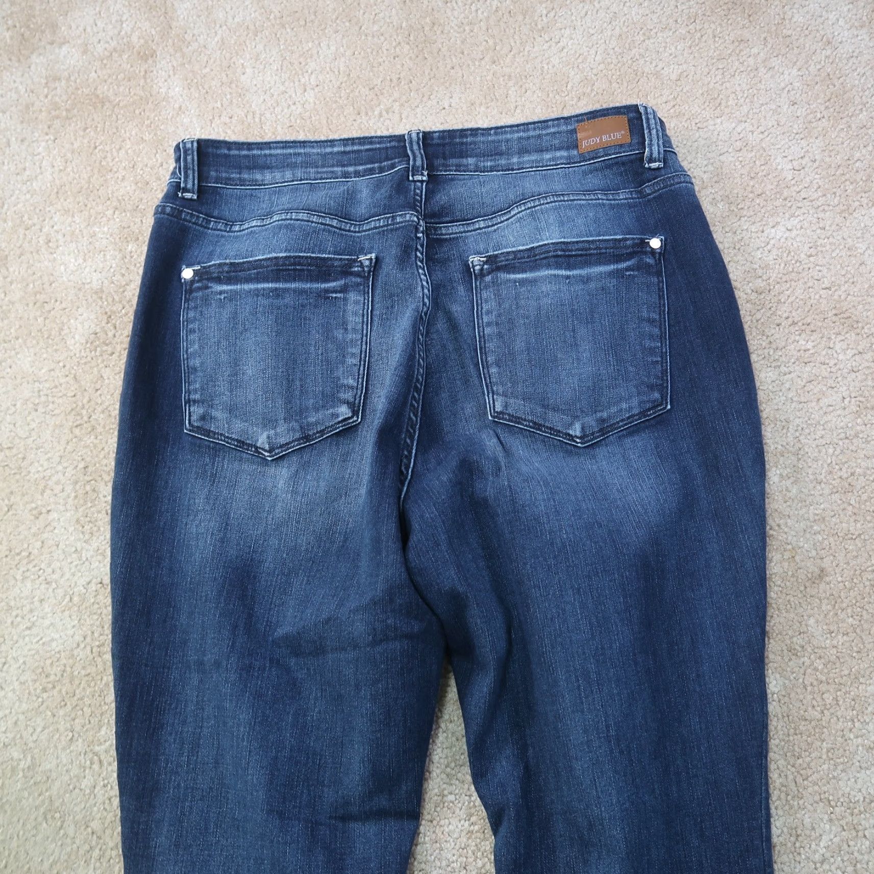 Denime Judy Blue Skinny Fit Jeans Women's 18w Blue Stretch Denim Mid Rise Size 40" / US 18 - 5 Thumbnail