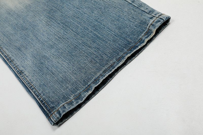 Vintage American Retro CleanFit Straight-Leg Washed Blue Jeans Size US 32 / EU 48 - 5 Thumbnail