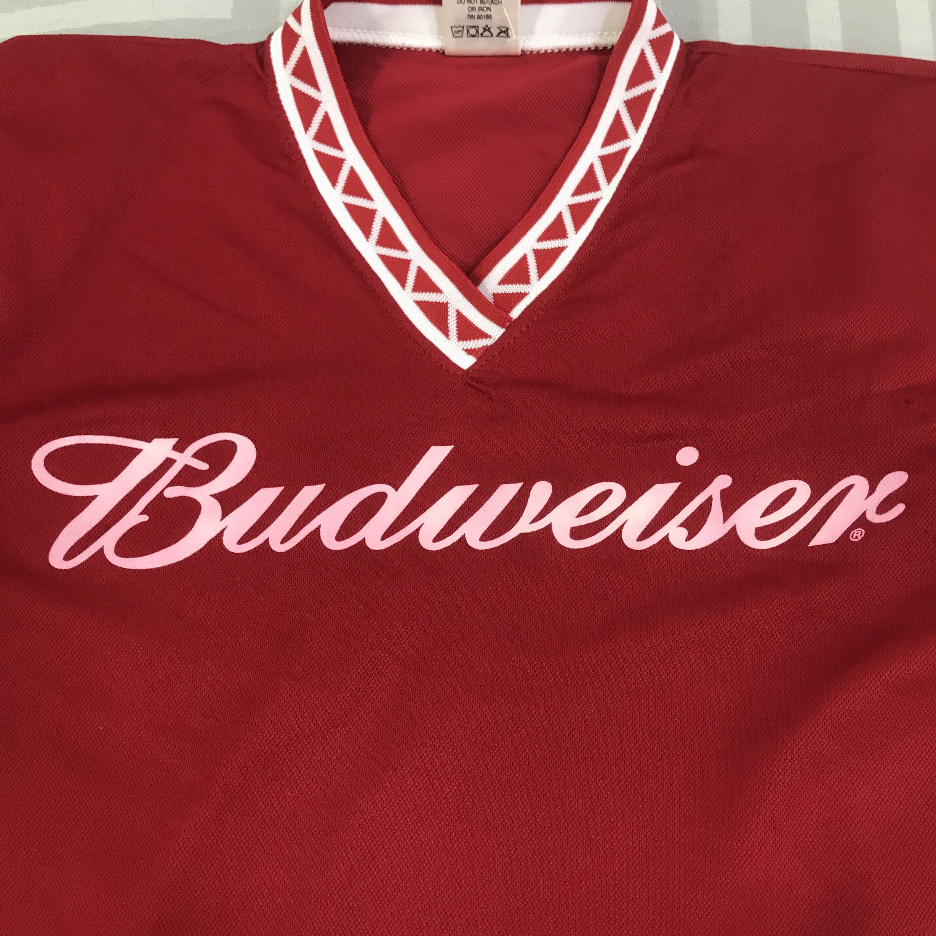 Budweiser Budweiser 2002 Fifa Worldcup Korea Jersey shirt K117B22 Size US L / EU 52-54 / 3 - 7 Thumbnail