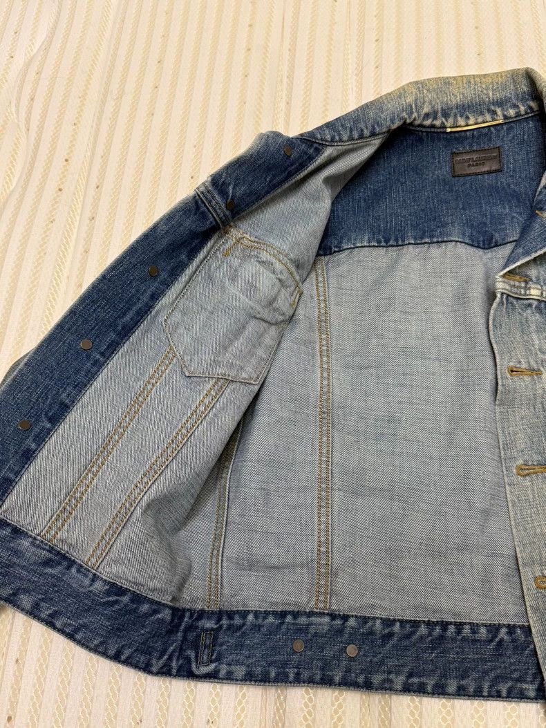 Saint Laurent Paris Saint Laurent Paris Embroidered denim jacket-2506 Size US S / EU 44-46 / 1 - 5 Thumbnail