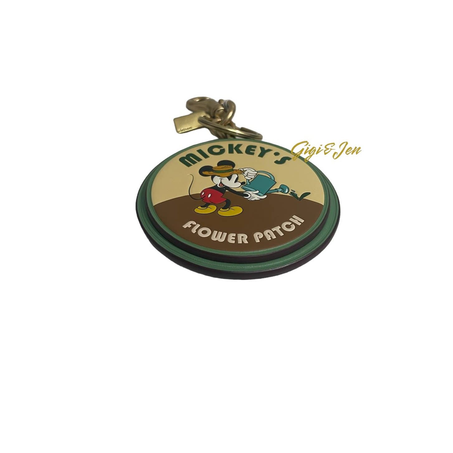 Coach Coach X Disney Mickey’s Flower Patch Bag Charm Keychain Size ONE SIZE - 3 Thumbnail
