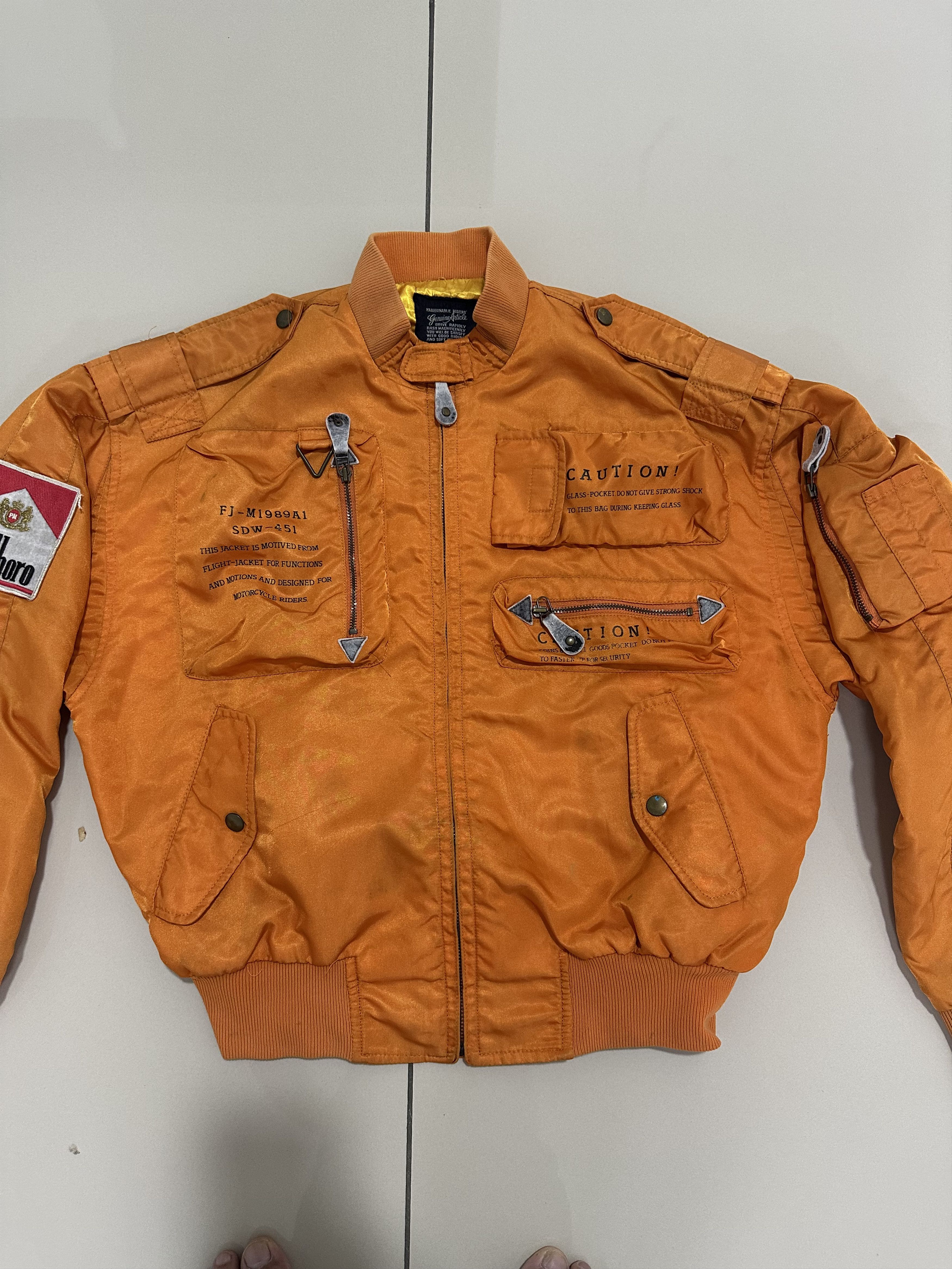 Fox Racing Nankai Bomber MA-1 Jacket Design Tactical Pocket Racing Size US M / EU 48-50 / 2 - 4 Thumbnail